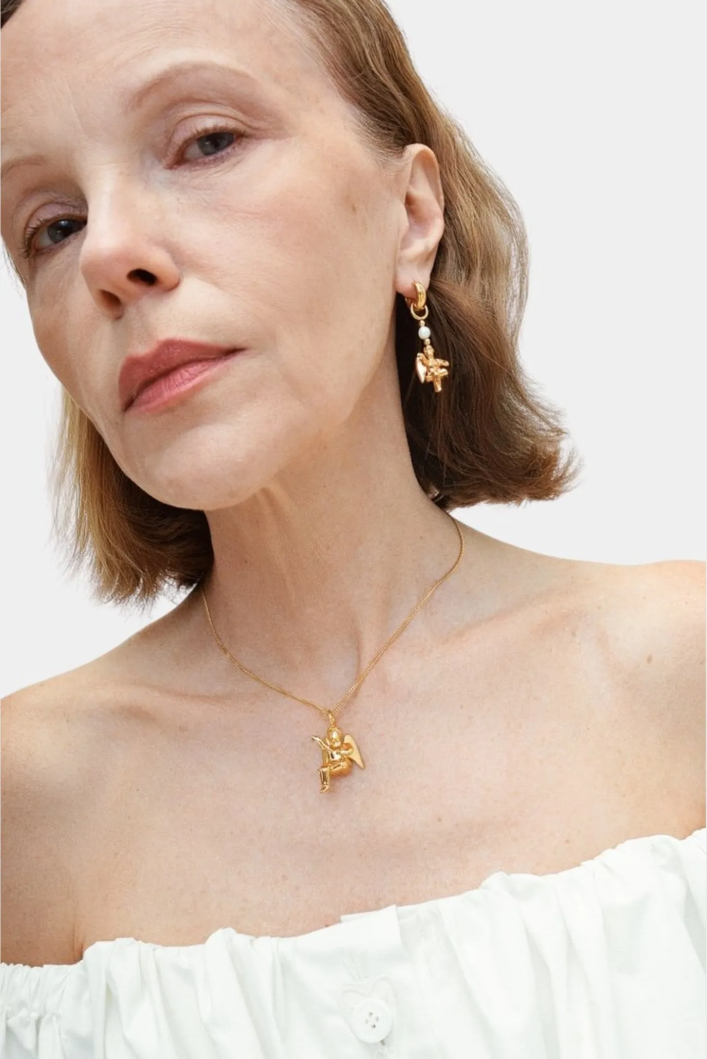 Женский позолоченный подвес 3
