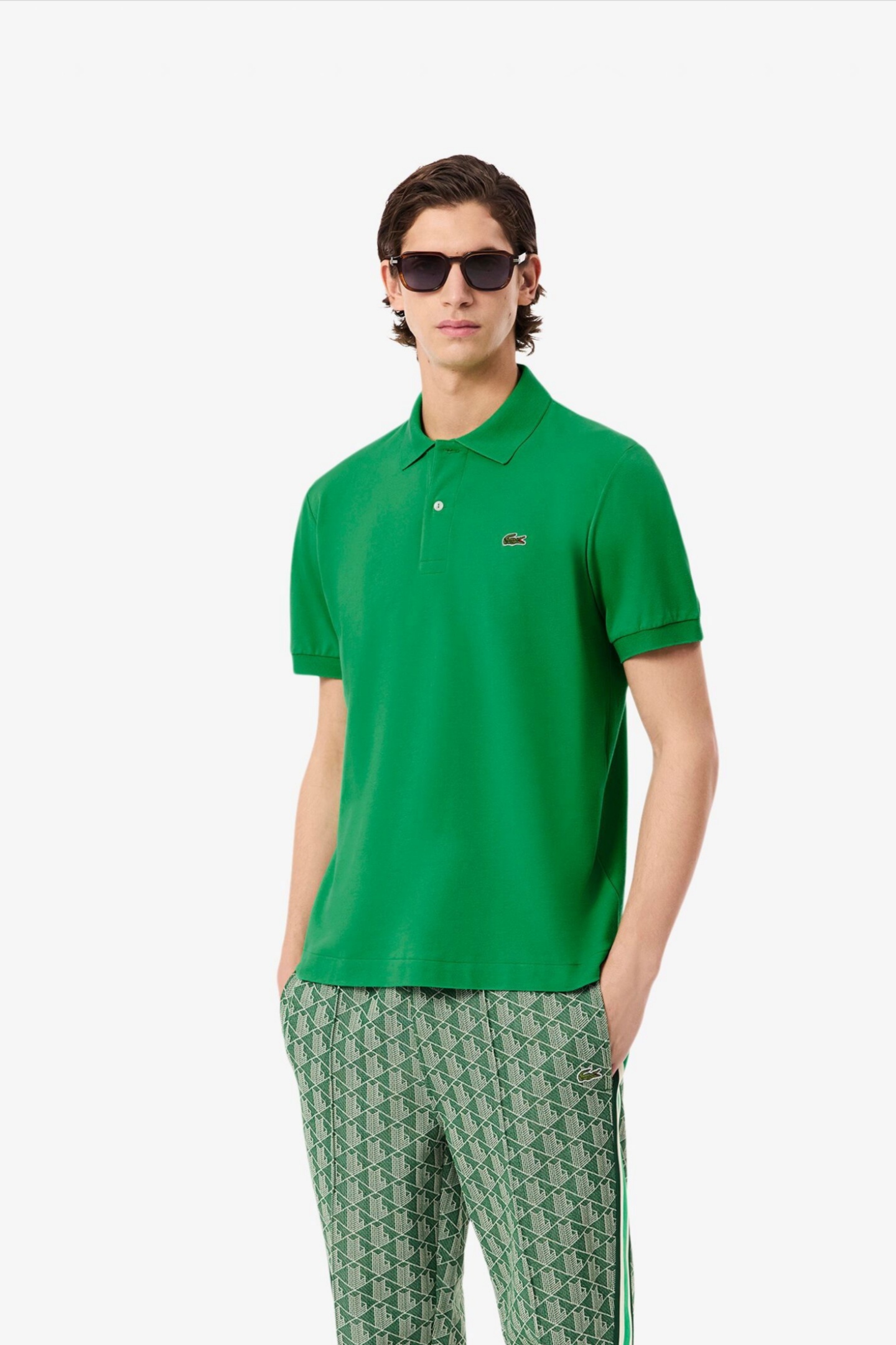 Мужское зеленое поло Зеленый L Lacoste PH9851SIW Мужское зеленое поло Зеленый L Lacoste PH9851SIW