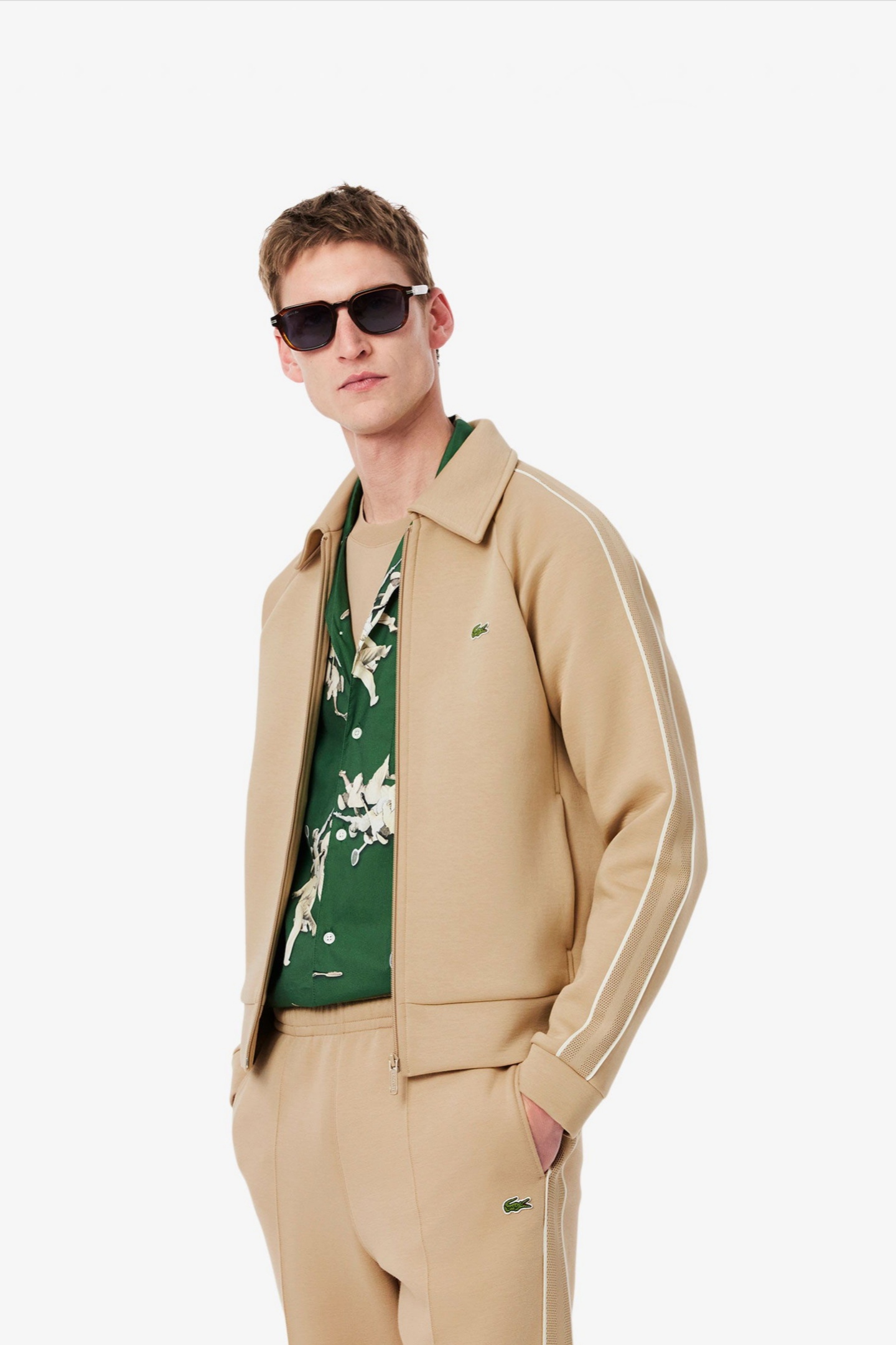 Мужская бежевая толстовка Бежевый S Lacoste SH002902S Мужская бежевая толстовка Бежевый S Lacoste SH002902S