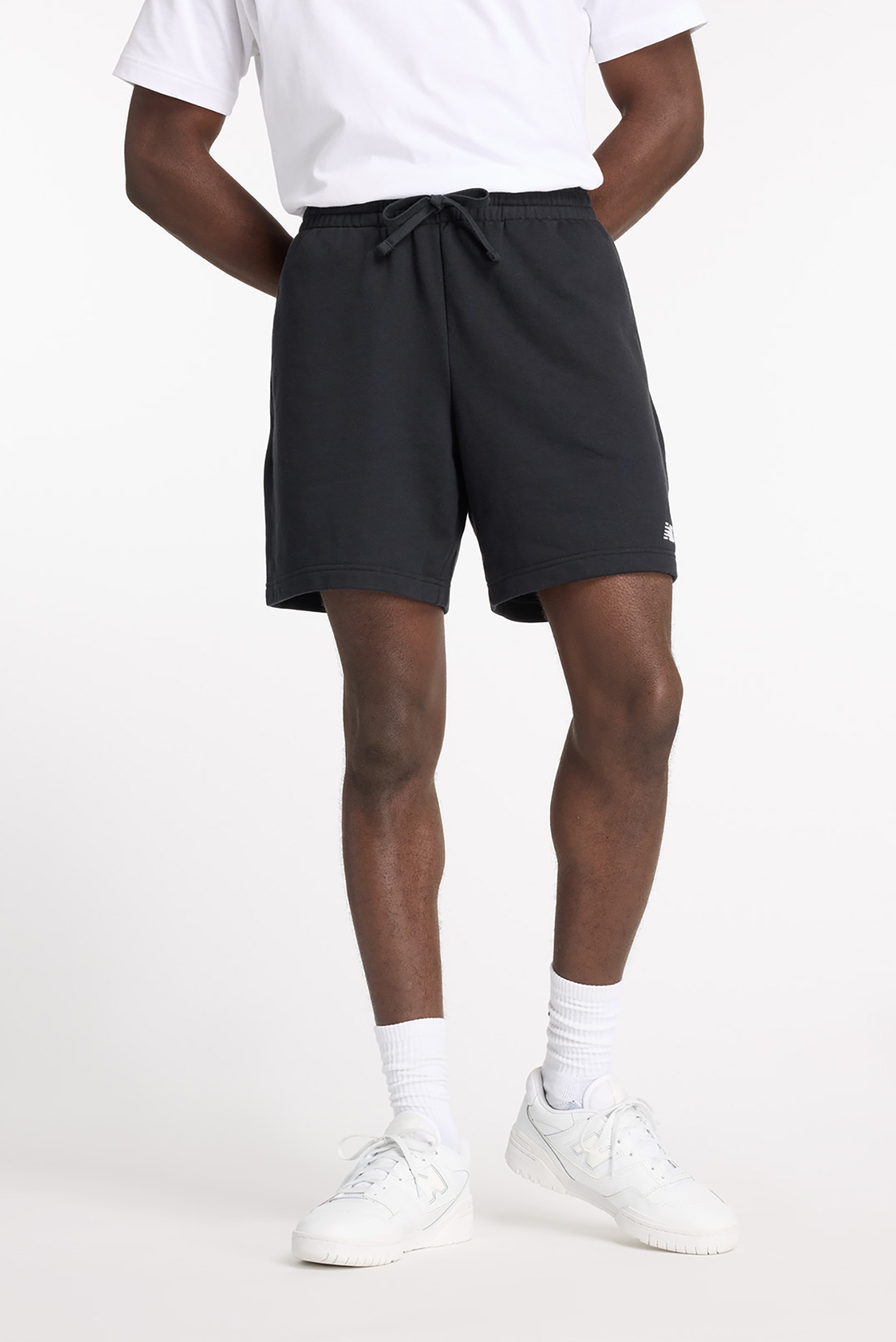 Мужские черные шорты NB Sleek Черный S New Balance MS41271BK Мужские черные шорты NB Sleek Черный S New Balance MS41271BK