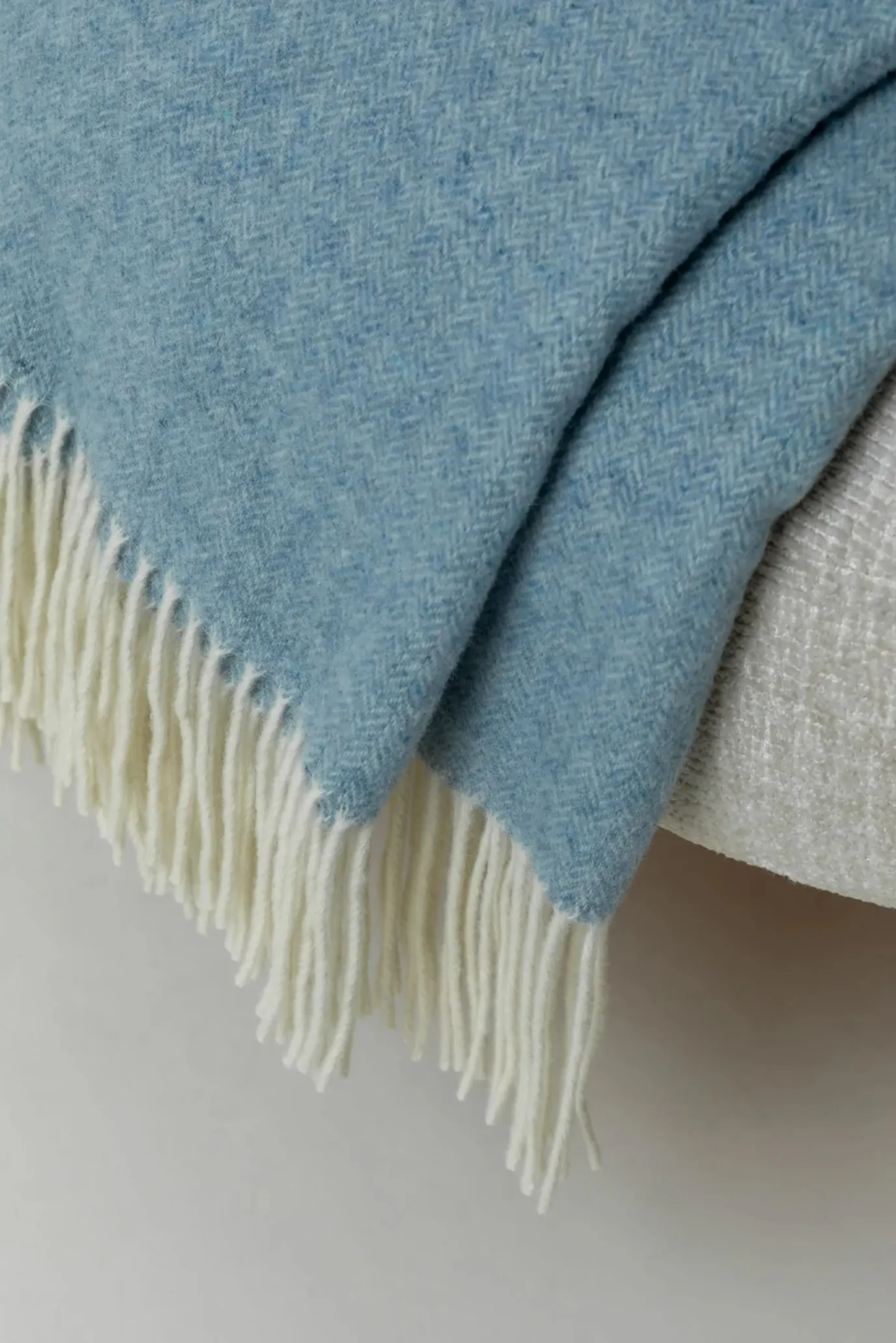 Плед кашеміровий - Leglo Merino блакитний 2