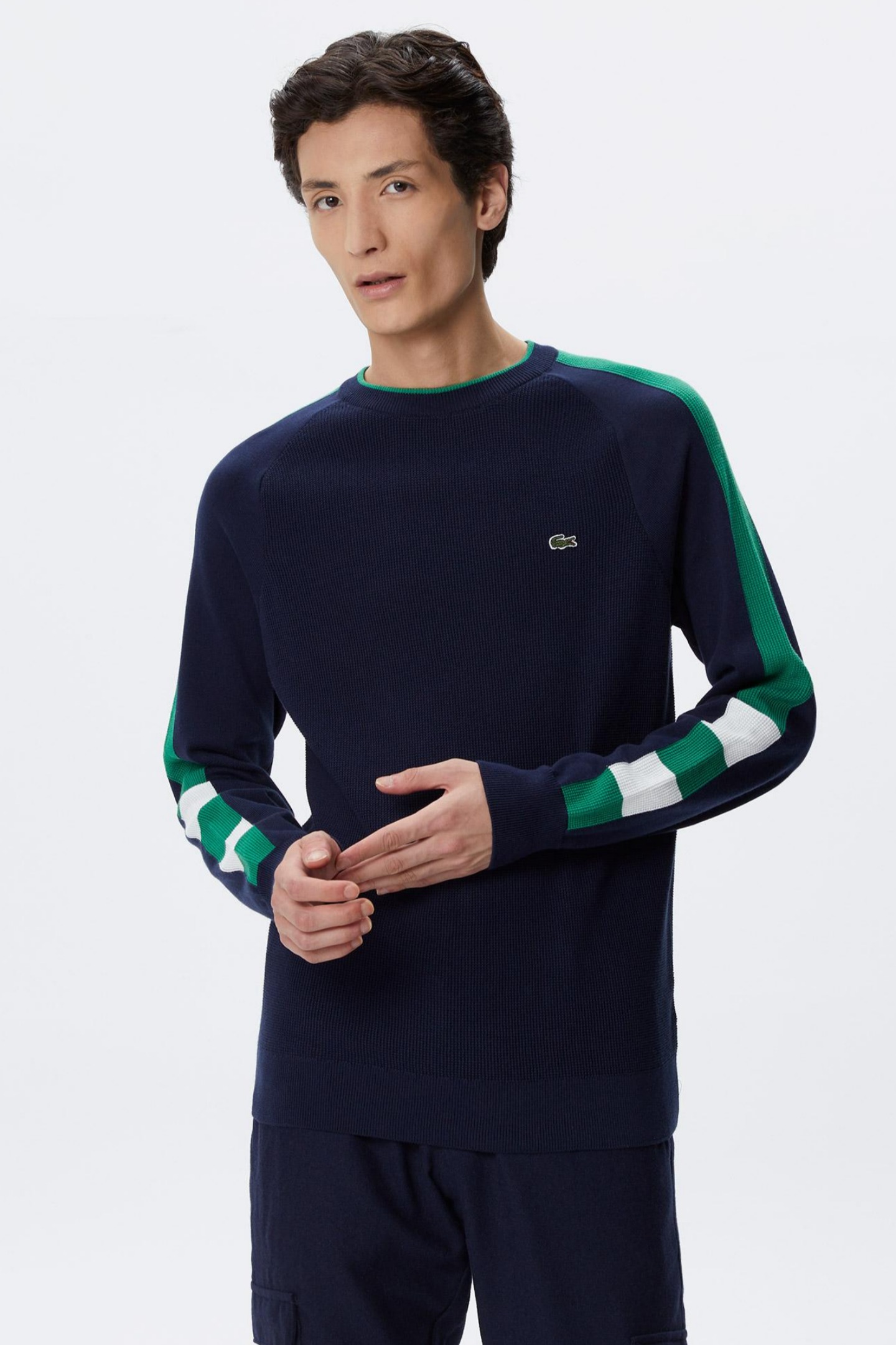 Мужской синий свитер Синий S Lacoste AH240808L Мужской синий свитер Синий S Lacoste AH240808L