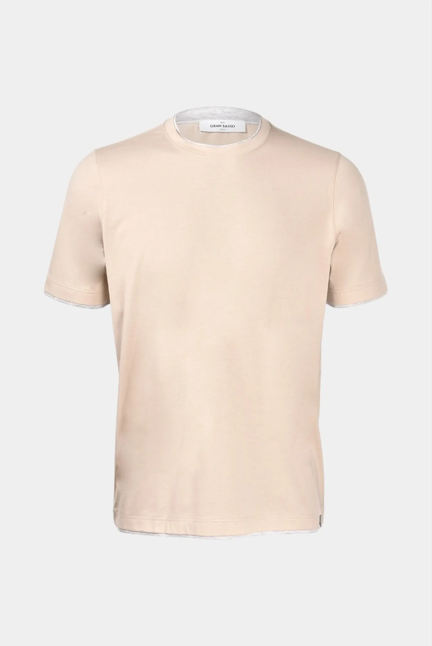 Чоловіча бежева футболка 1