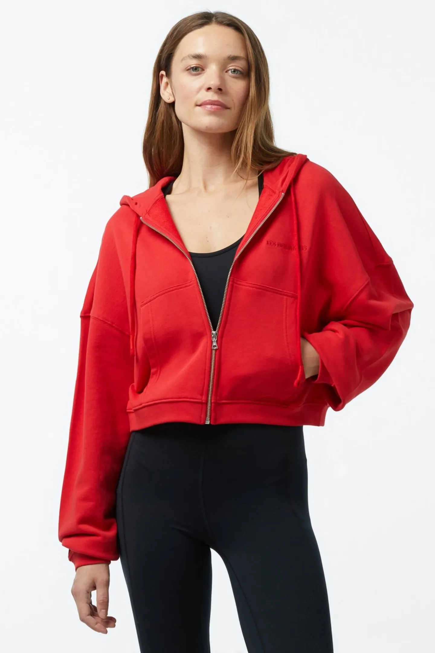 Жіноча червона толстовка 1