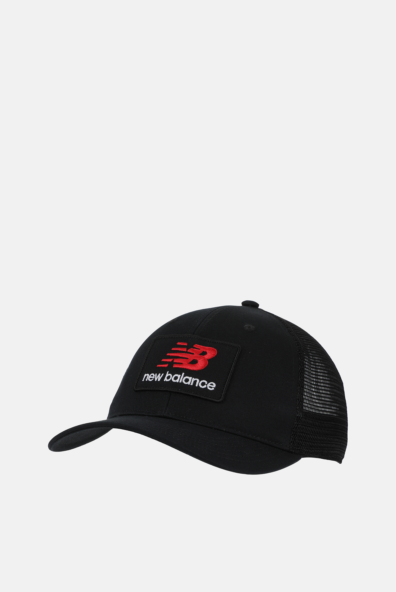 Черная кепка Stacked Patch Logo Trucker Черный ONESIZE New Balance LAH51016BK Черная кепка Stacked Patch Logo Trucker Черный ONESIZE New Balance LAH51016BK