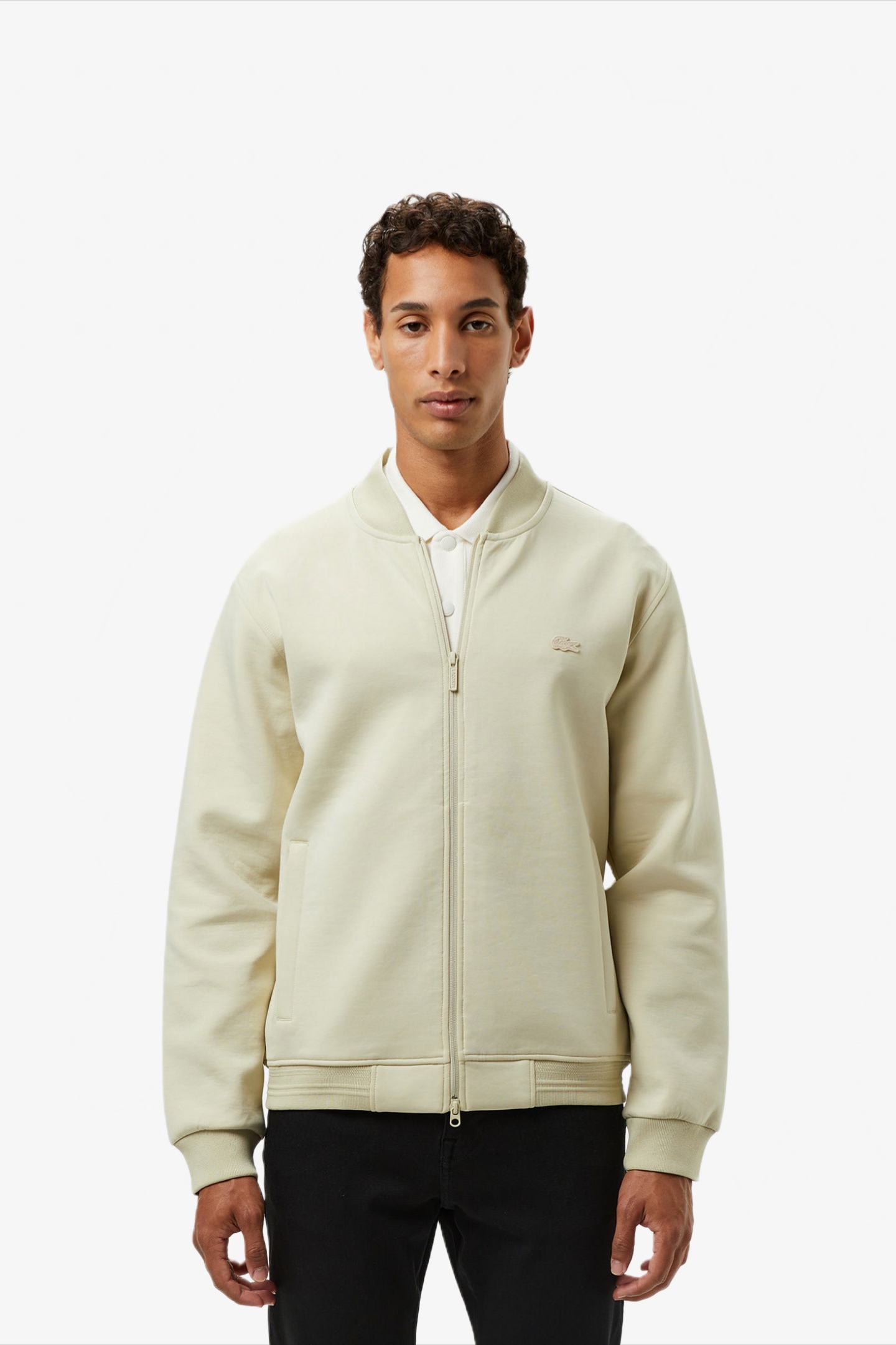 Мужская бежевая толстовка Бежевый L Lacoste SH0502E8M Мужская бежевая толстовка Бежевый L Lacoste SH0502E8M