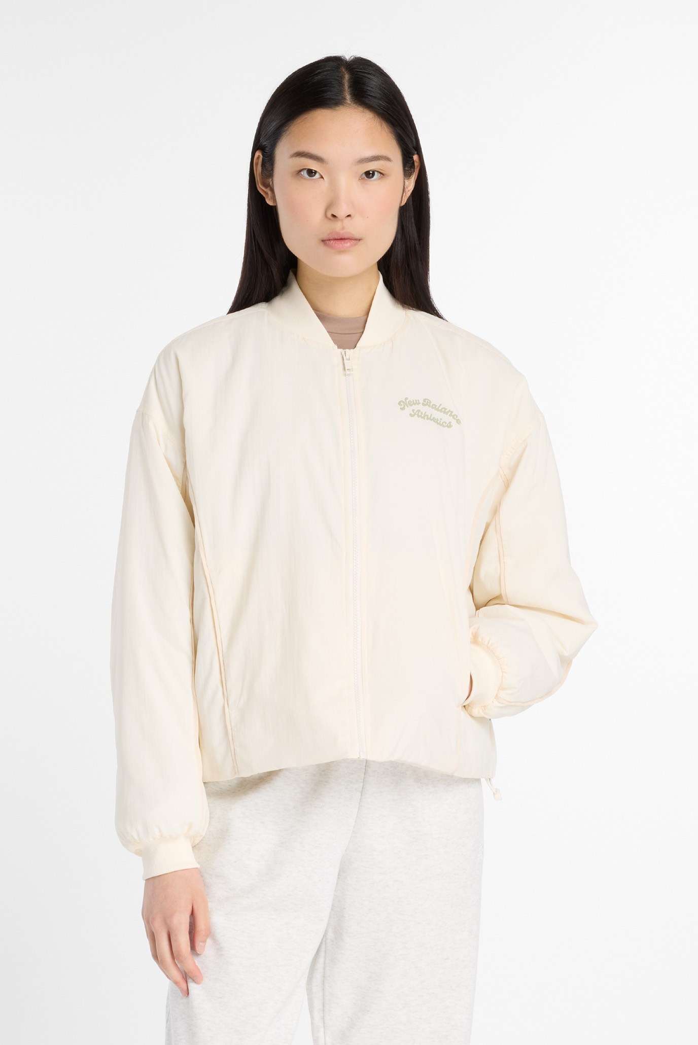 Женская бежевая куртка Linear Heritage Бежевый XL New Balance WJ53502PEF Женская бежевая куртка Linear Heritage Бежевый XL New Balance WJ53502PEF