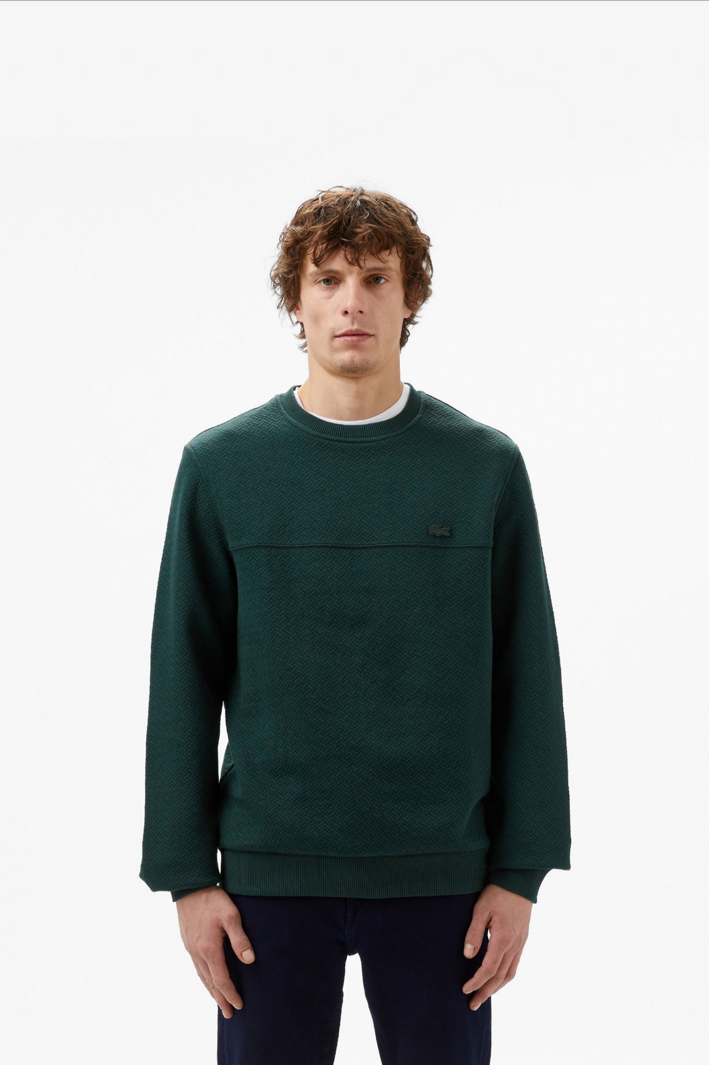 Мужская зеленая футболка Зеленый L-XL Lacoste TH233333Y Мужская зеленая футболка Зеленый L-XL Lacoste TH233333Y