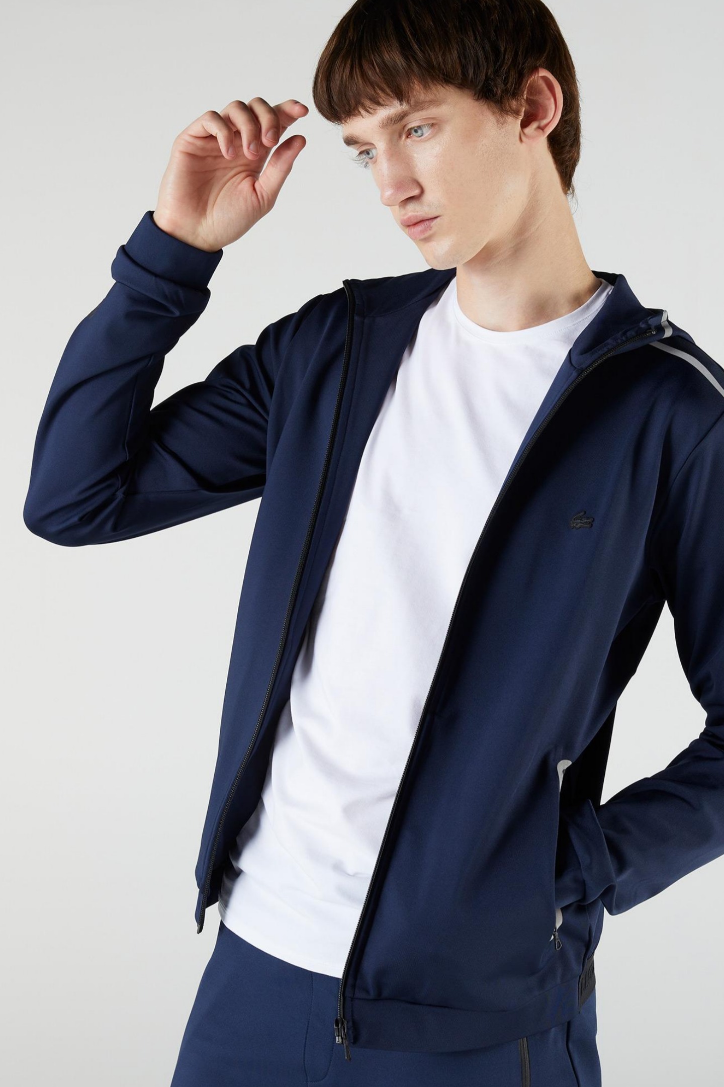 Мужская синяя толстовка Синий XS Lacoste SH223838L Мужская синяя толстовка Синий XS Lacoste SH223838L
