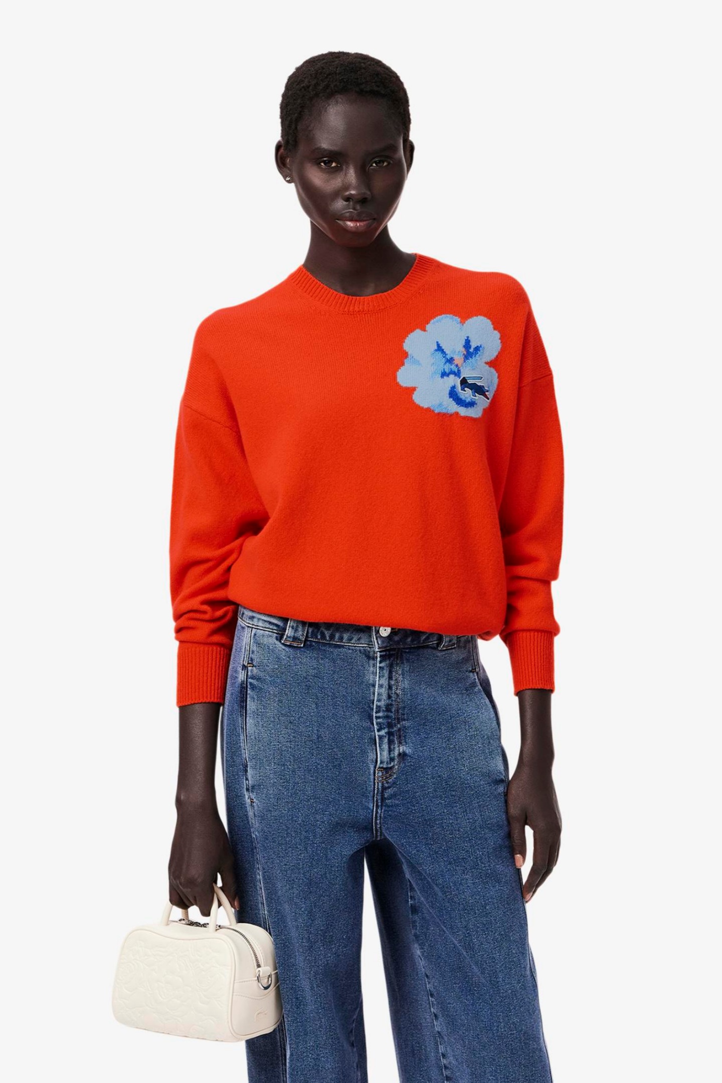 Женский оранжевый свитер Оранжевый 36 Lacoste AF5189P40 Женский оранжевый свитер Оранжевый 36 Lacoste AF5189P40