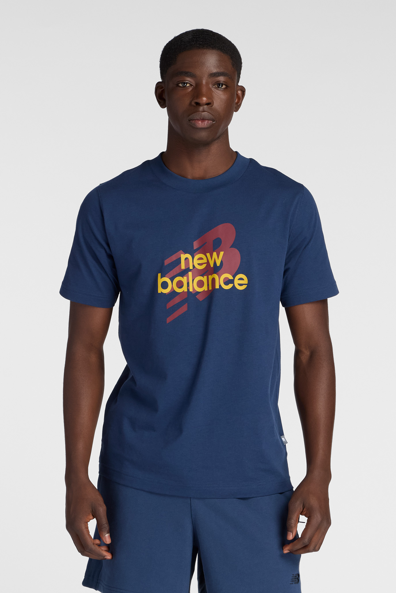 Мужская синяя футболка Athletics Pile Синий L New Balance MT53952NNY Мужская синяя футболка Athletics Pile Синий L New Balance MT53952NNY