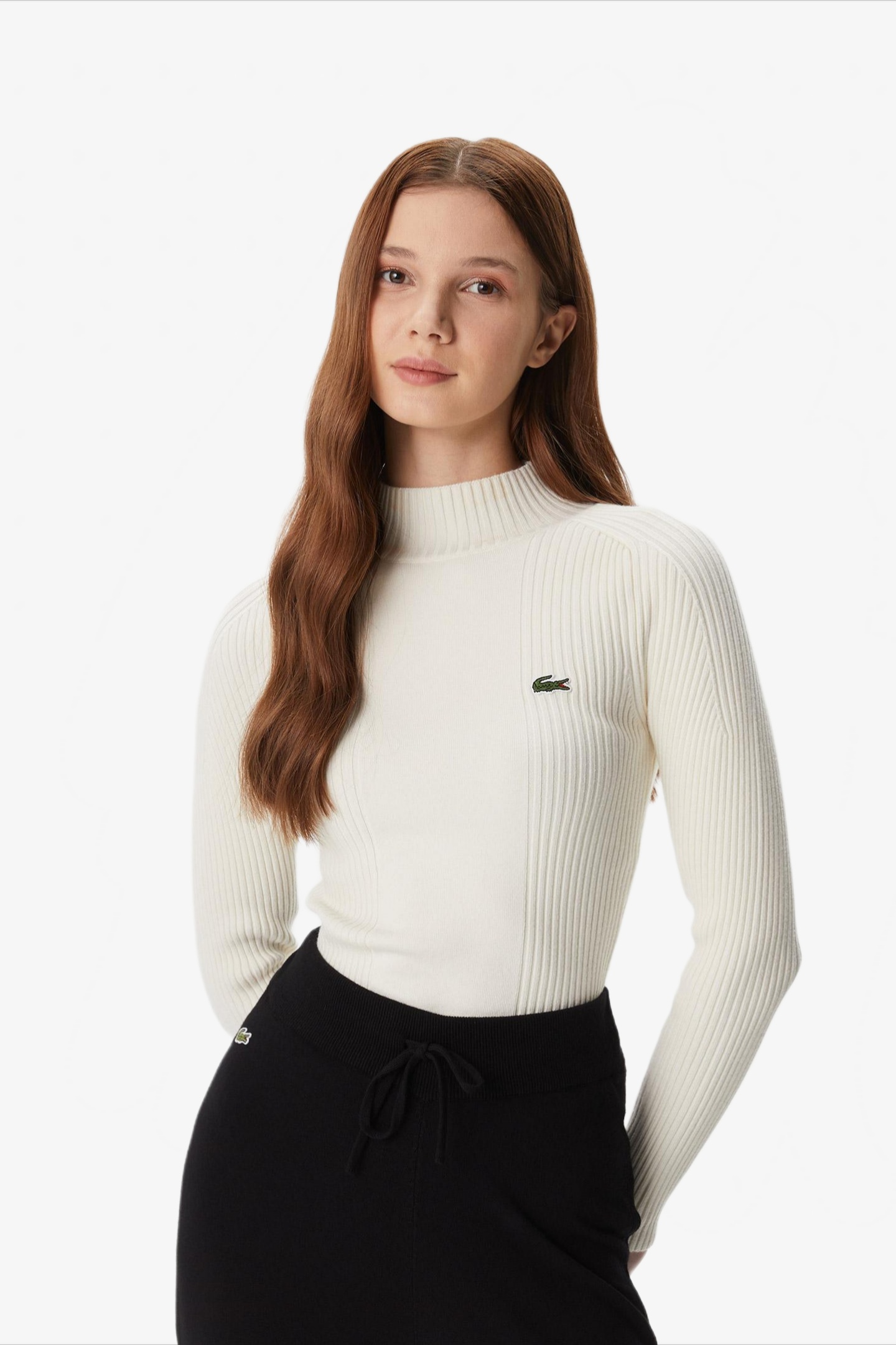 Женский белый свитер Белый 38 Lacoste AF241919B Женский белый свитер Белый 38 Lacoste AF241919B