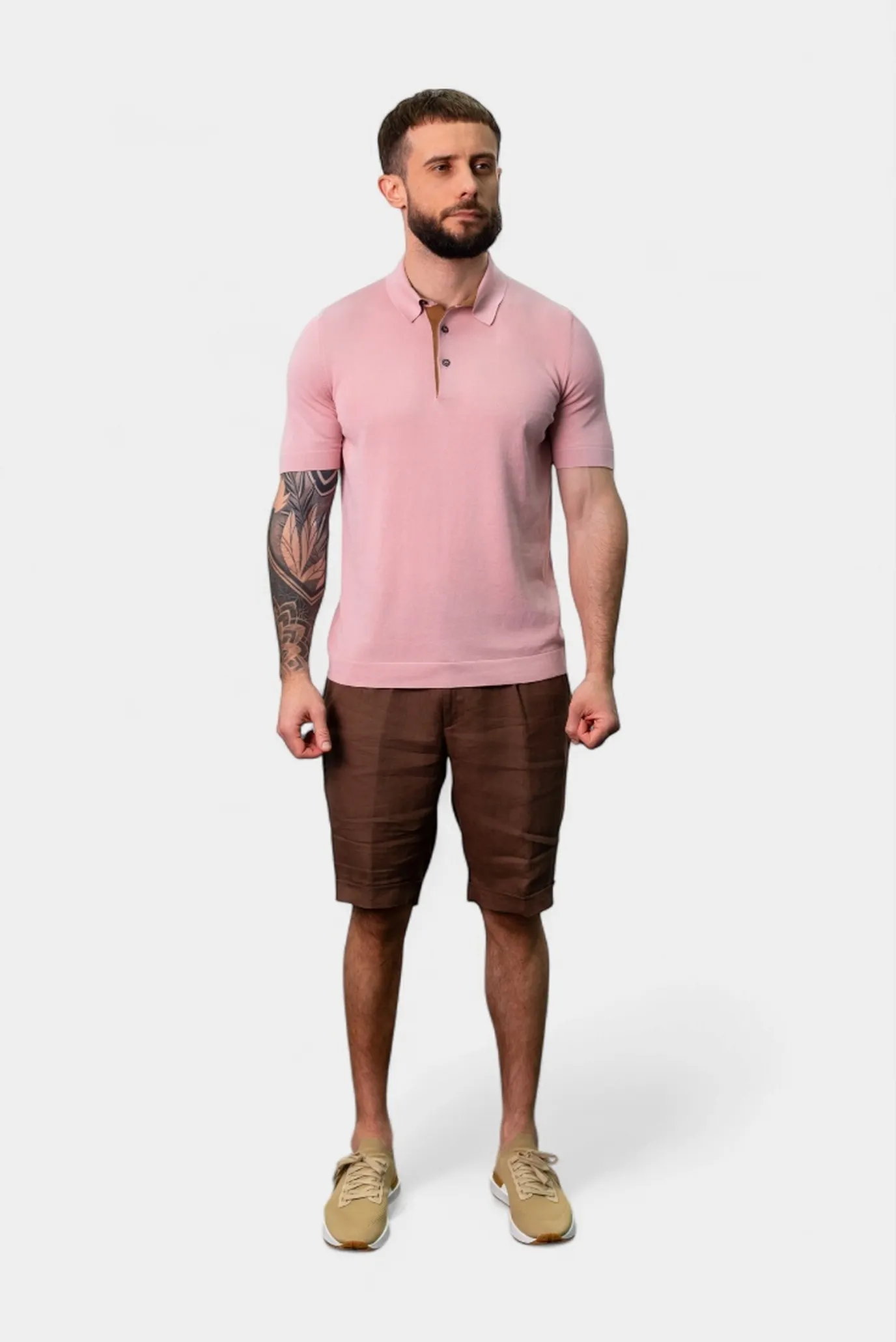 Чоловіче рожеве поло 3