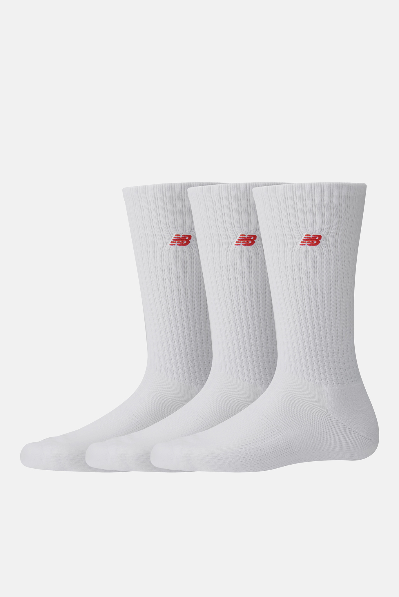 Белые носки Patch Logo (3 пары) Белый 35-38 New Balance LAS33763WT Белые носки Patch Logo (3 пары) Белый 35-38 New Balance LAS33763WT
