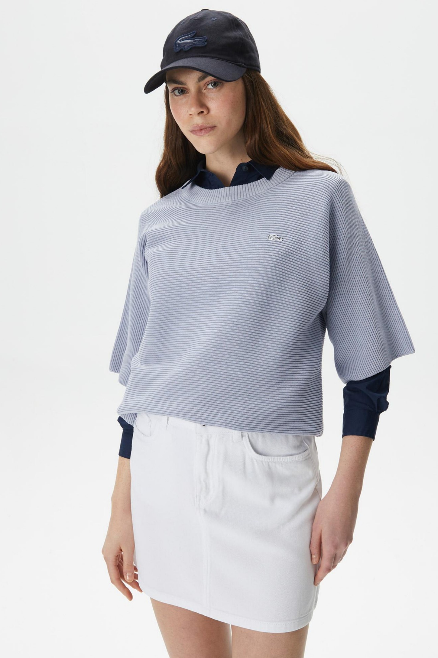Женский свитер Голубой 36 Lacoste AF0406J2G Женский свитер Голубой 36 Lacoste AF0406J2G