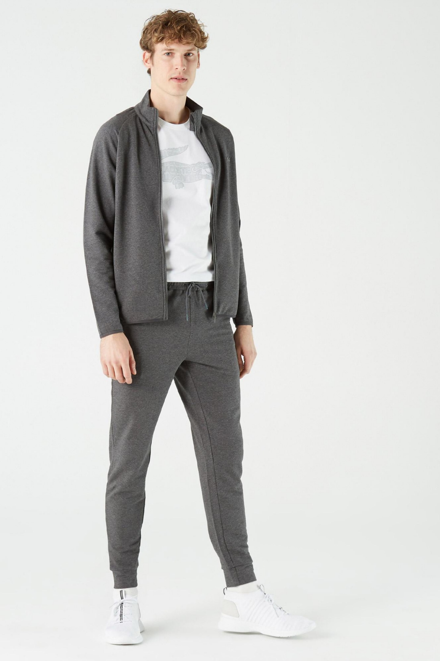 Мужские серые спортивные штаны Серый S Lacoste XH026060A Мужские серые спортивные штаны Серый S Lacoste XH026060A