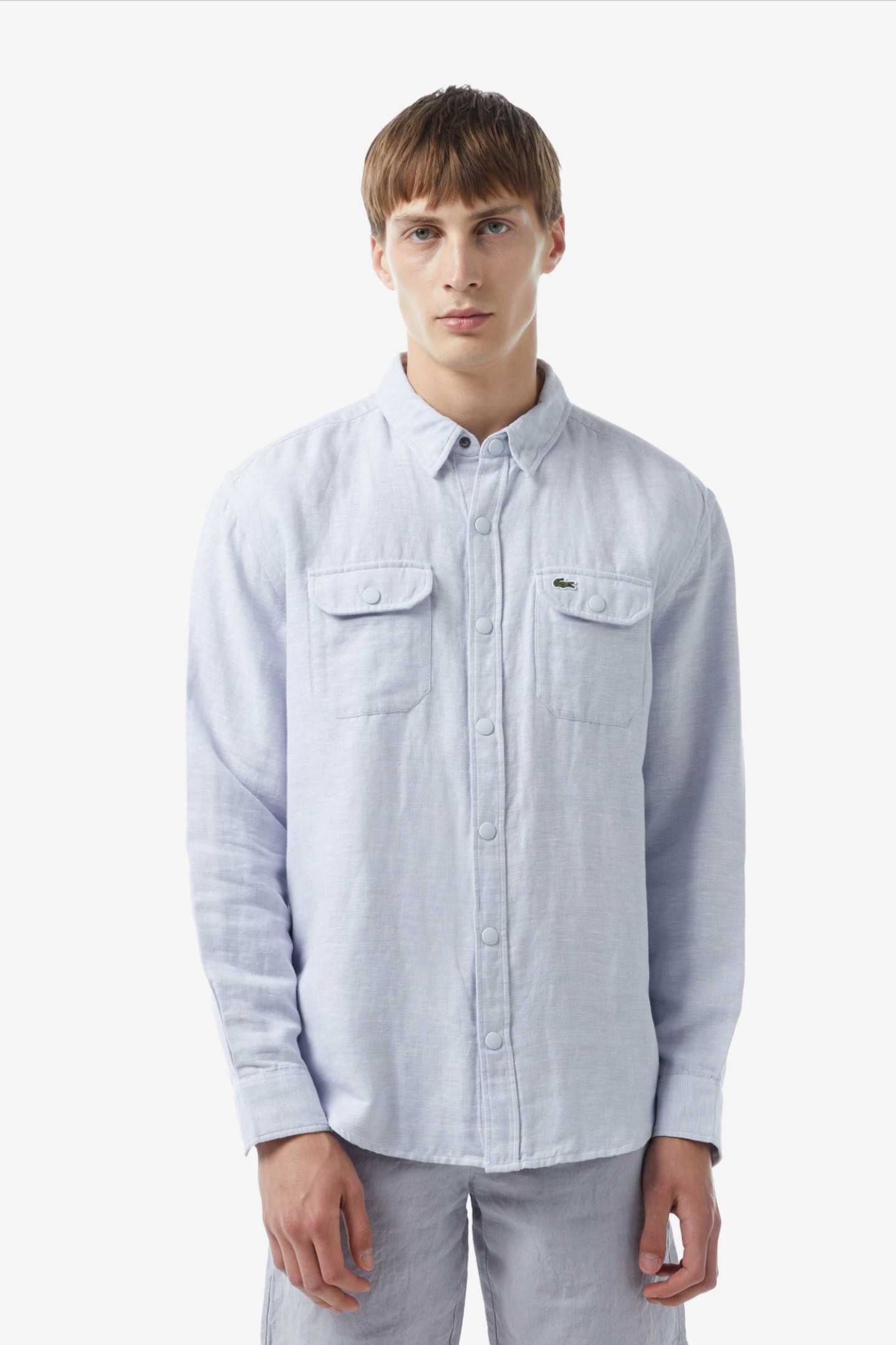 Мужская голубая рубашка Голубой 42 Lacoste CH0327J2G Мужская голубая рубашка Голубой 42 Lacoste CH0327J2G