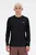 Чоловічій чорний лонгслів Essentials