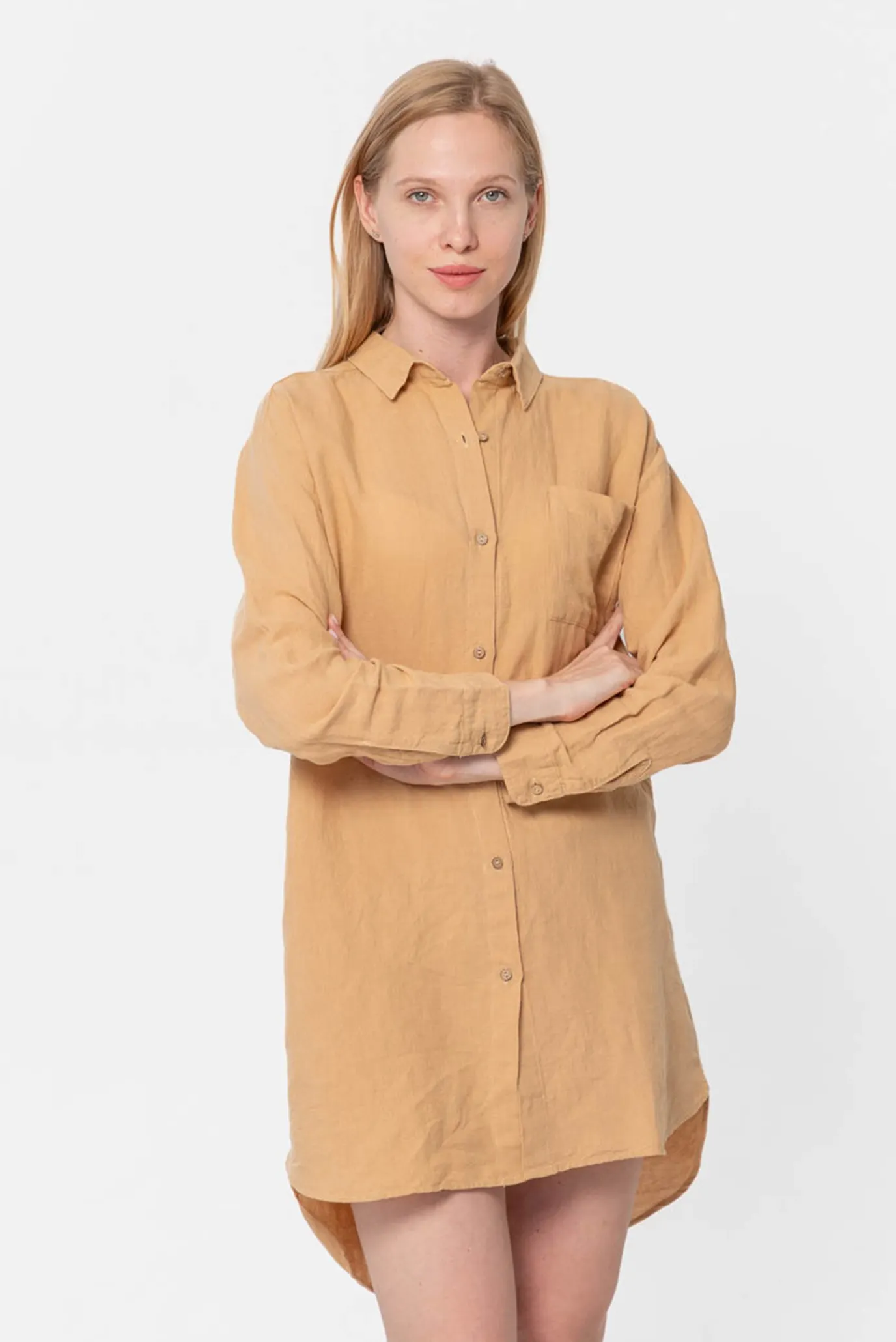 Женская желтая рубашка Bruma 2