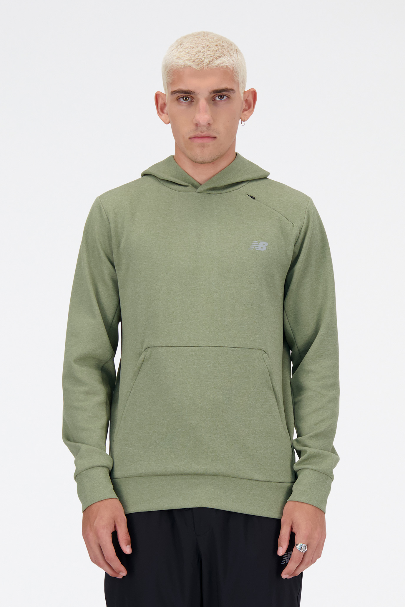 Мужские хаки худи Tech Knit Зеленый S New Balance MT41139DEK Мужские хаки худи Tech Knit Зеленый S New Balance MT41139DEK