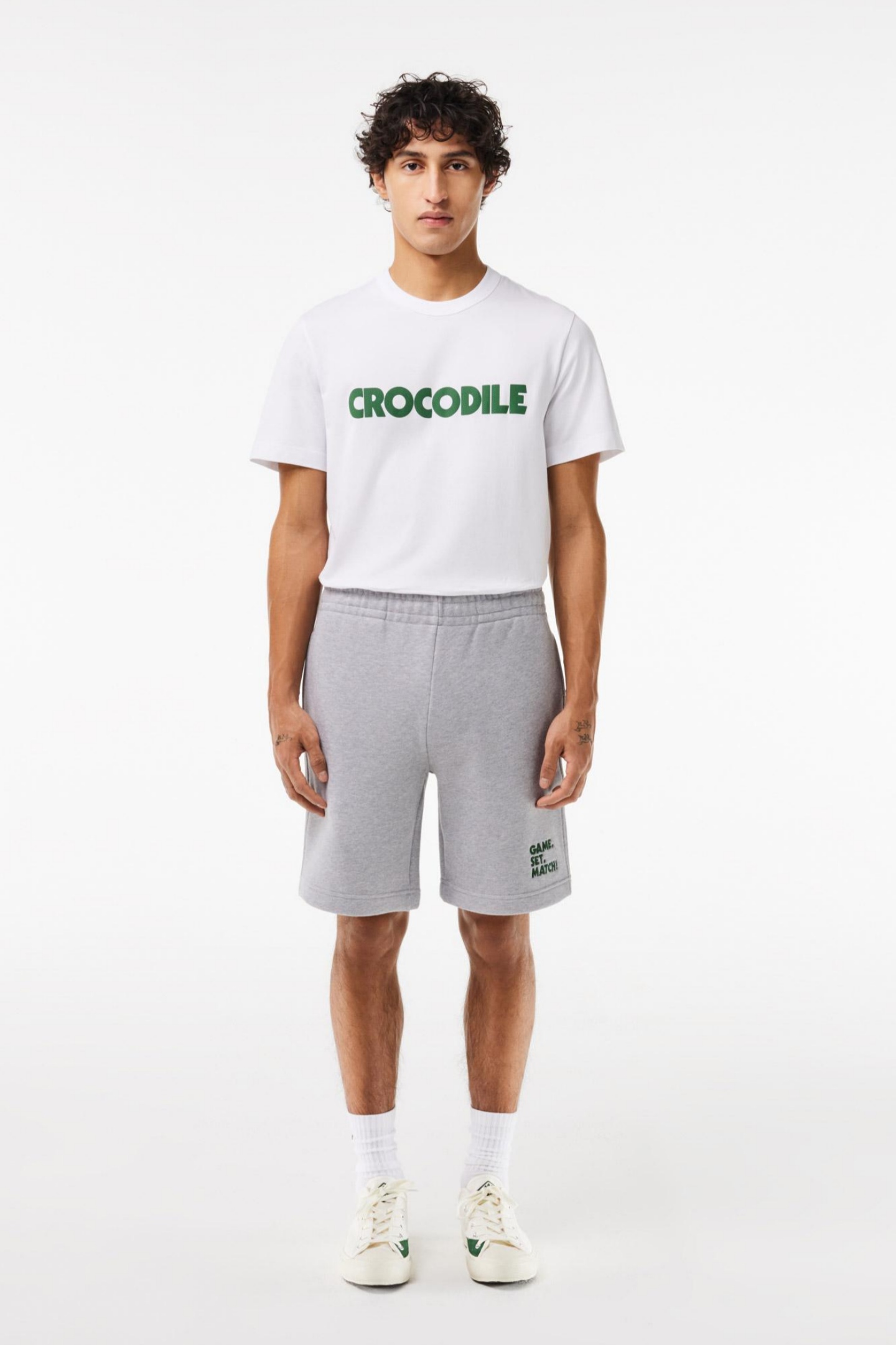 Мужские серые шорты Серый S Lacoste GH8019CCA Мужские серые шорты Серый S Lacoste GH8019CCA