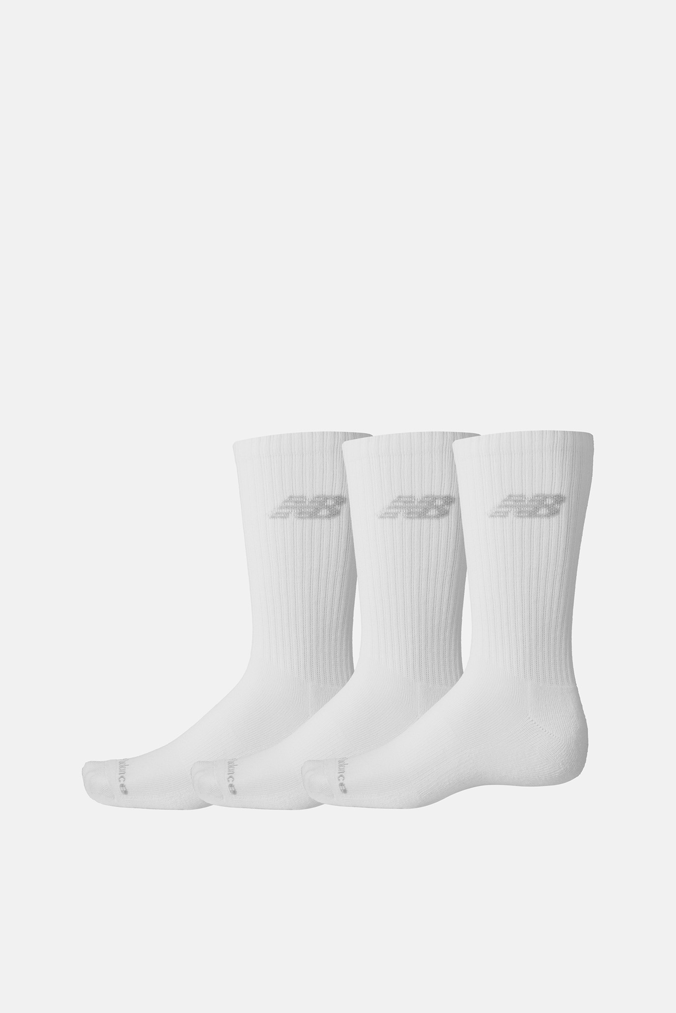 Белые носки Prfm Basic Crew (3 пары) Белый 39-42 New Balance LAS51423WT Белые носки Prfm Basic Crew (3 пары) Белый 39-42 New Balance LAS51423WT