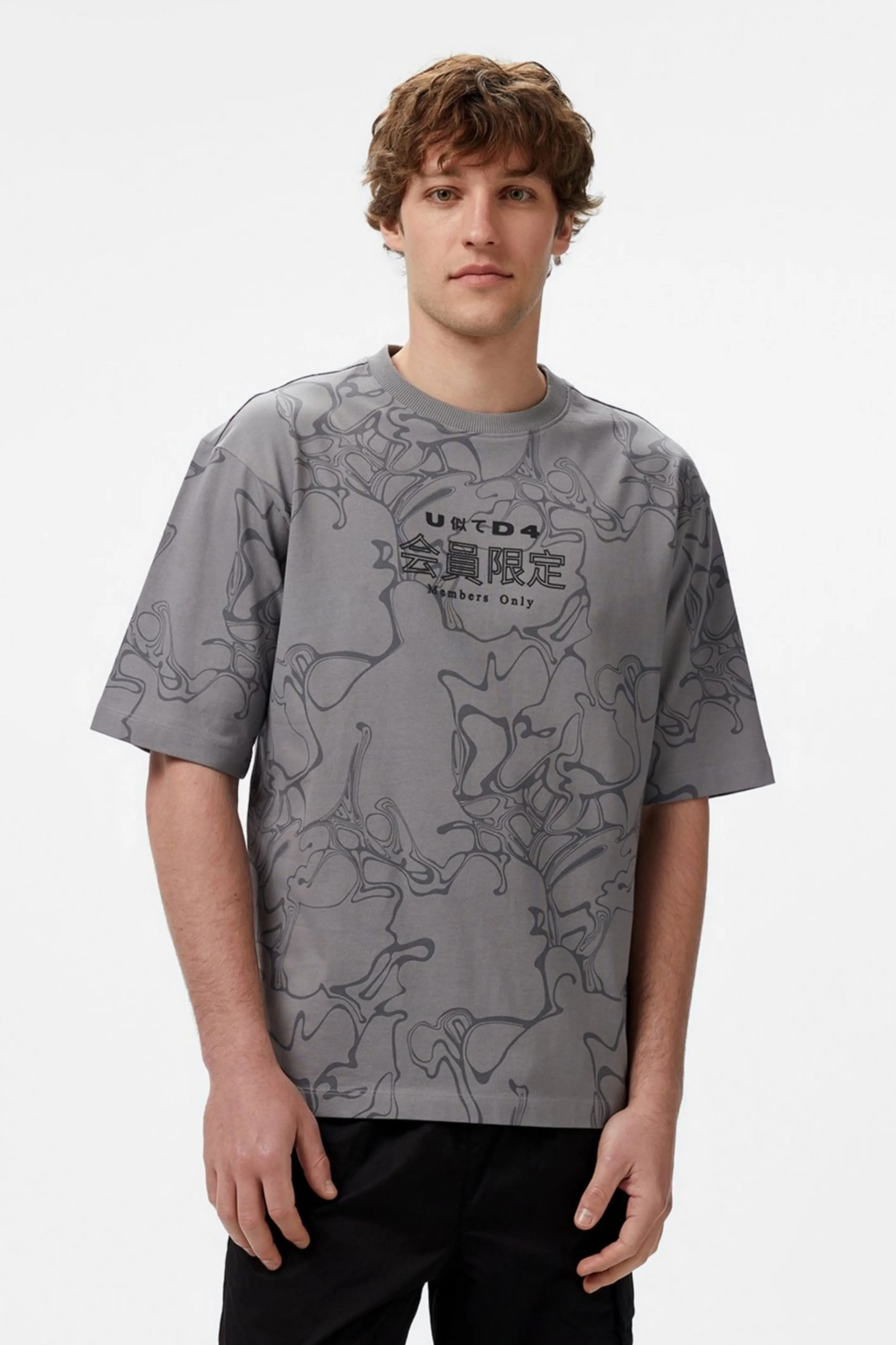 Чоловіча сіра футболка 1