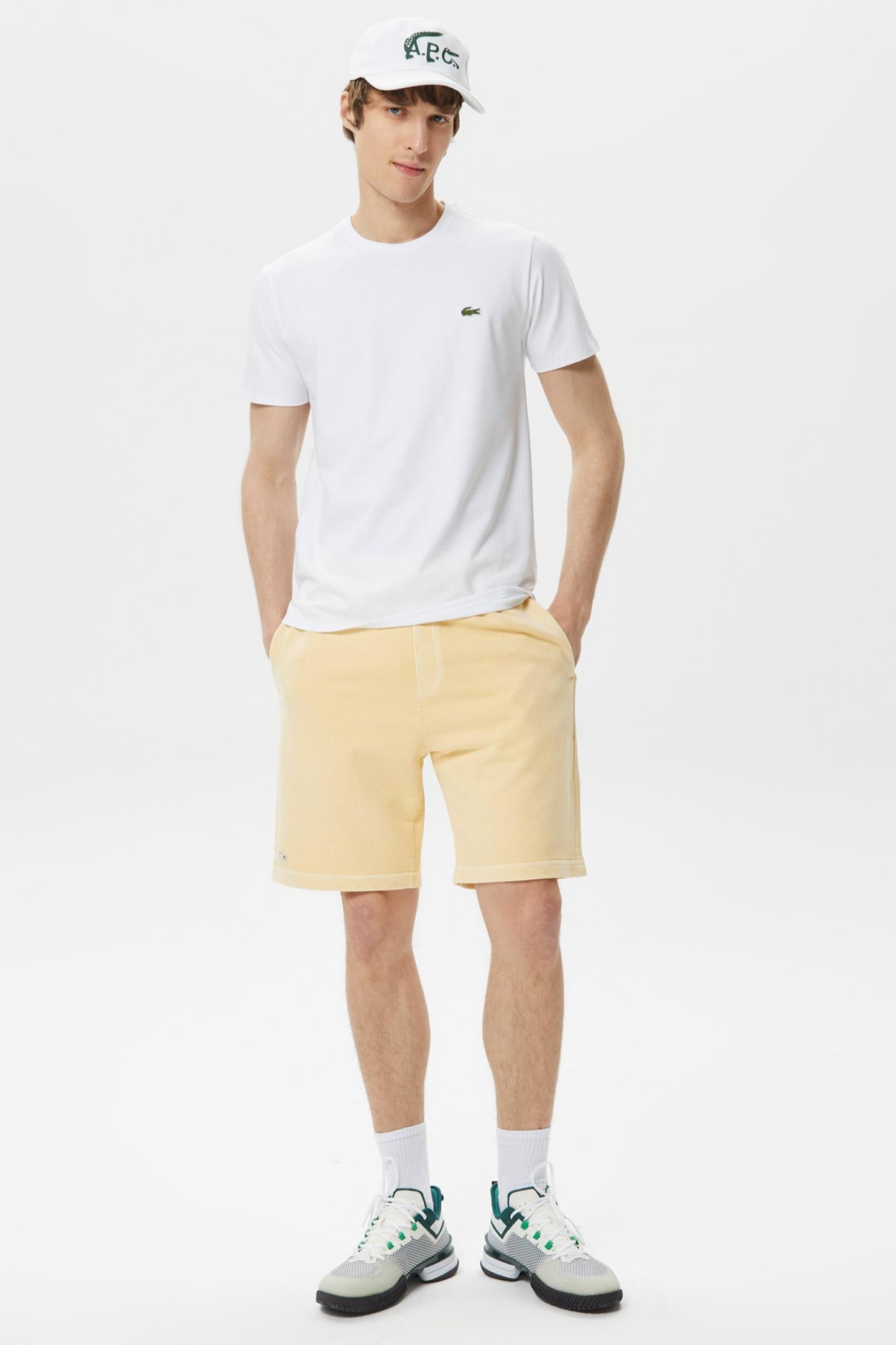 Мужские желтые шорты Желтый M Lacoste GH030303Z Мужские желтые шорты Желтый M Lacoste GH030303Z