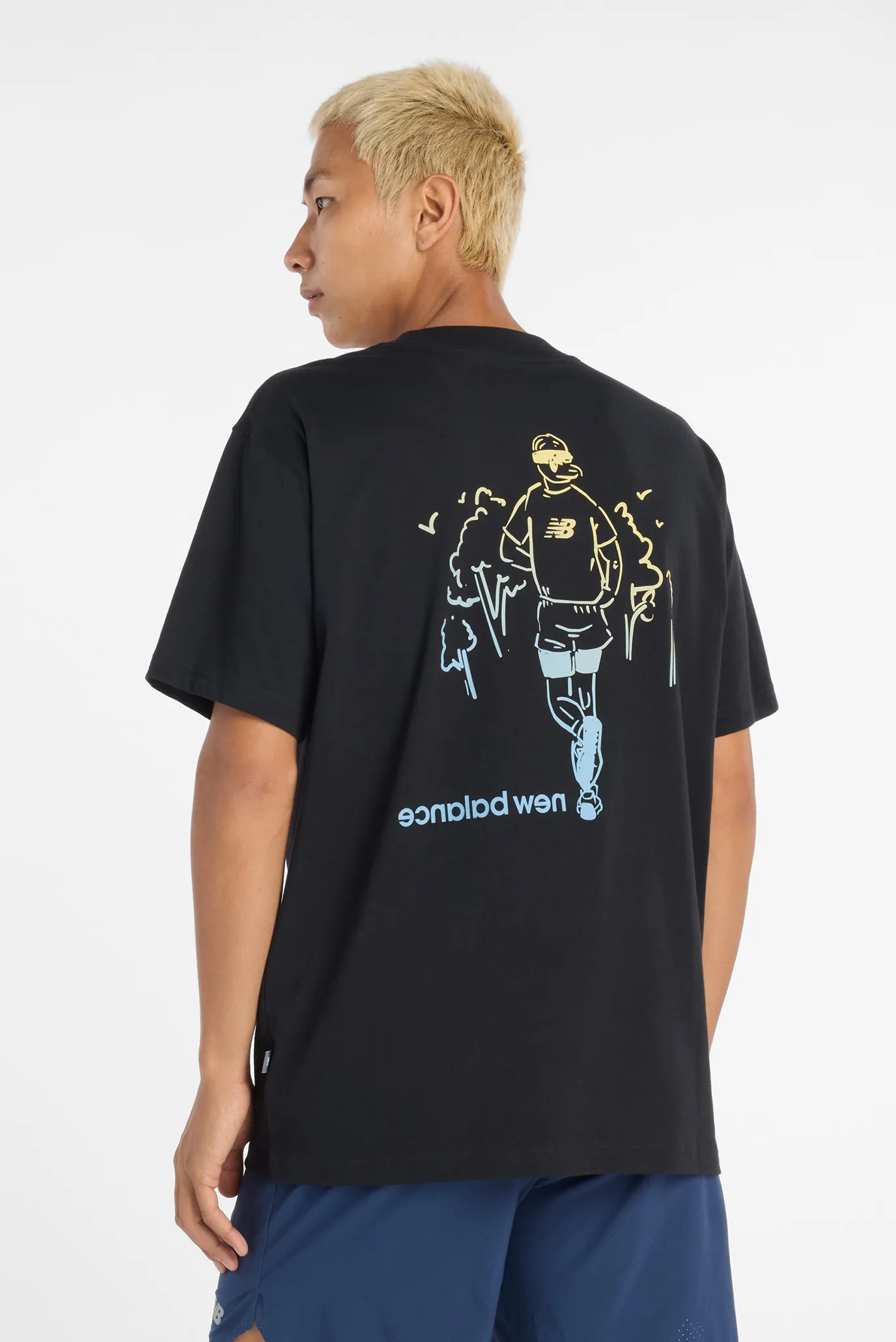 Мужская черная футболка Before and After 2