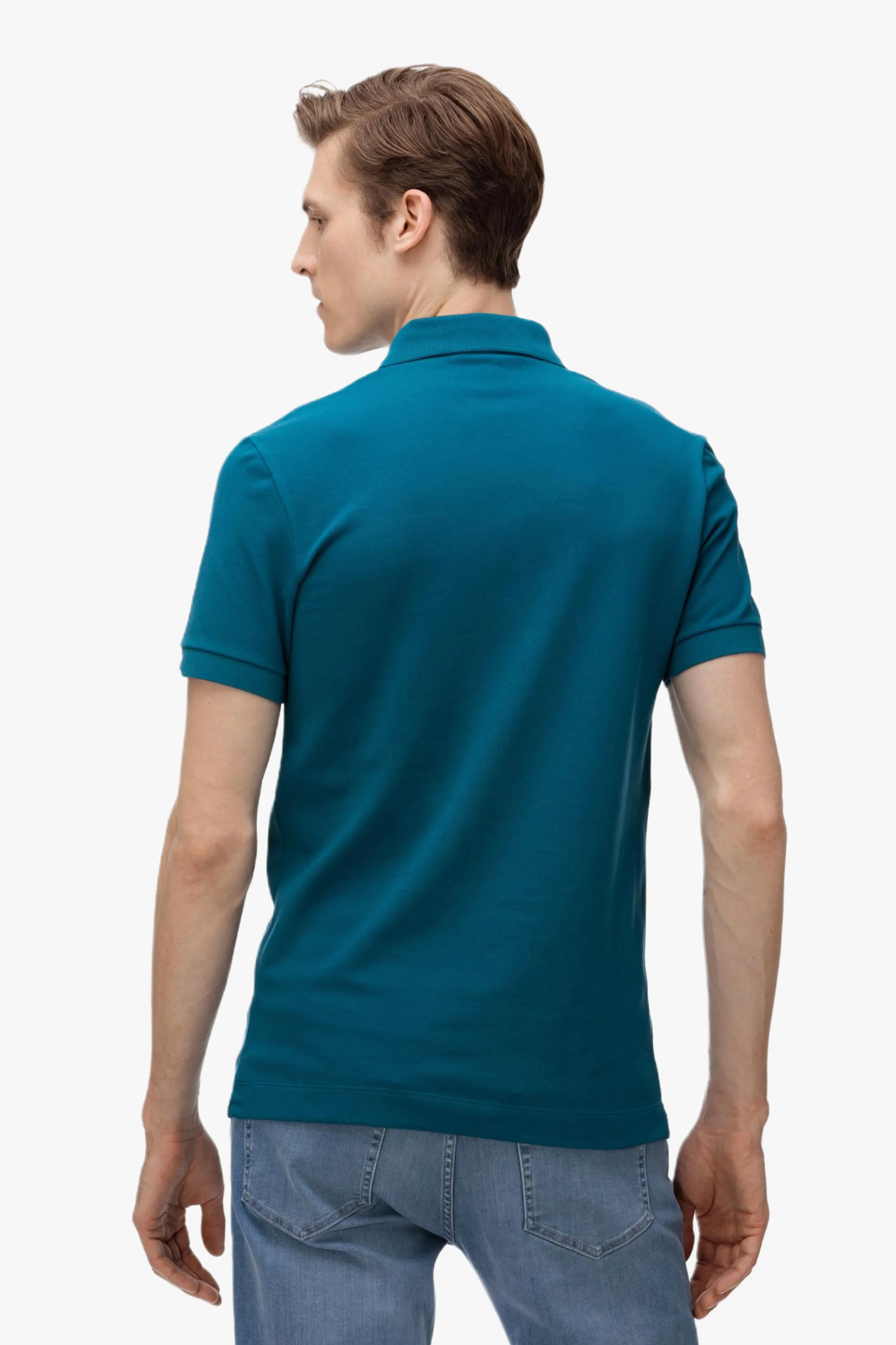 Мужское голубое поло 2