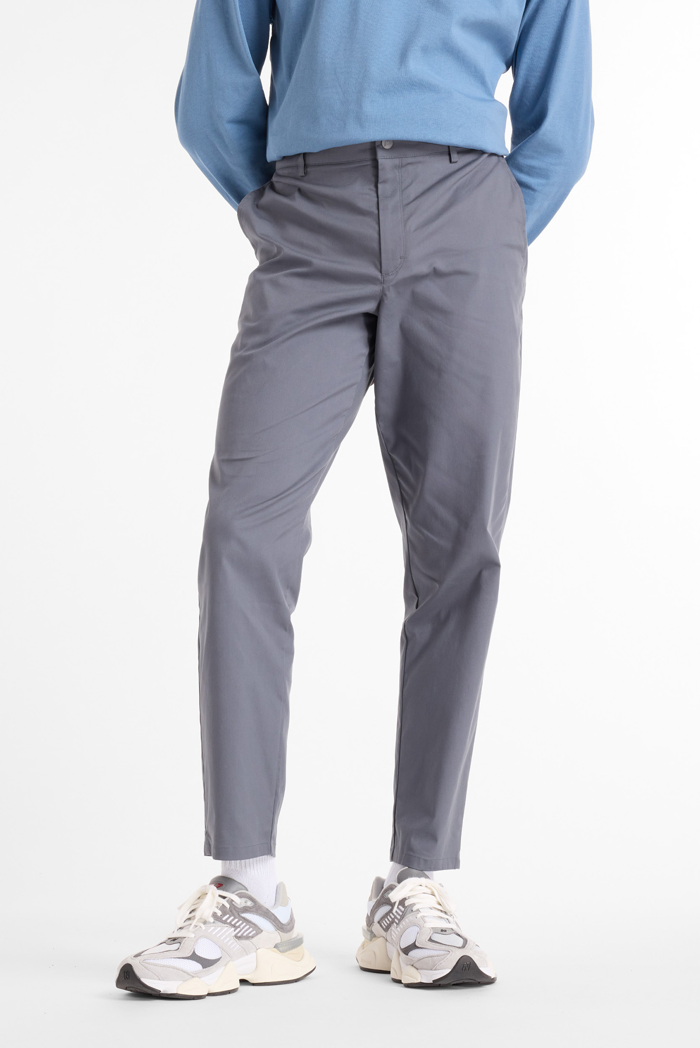 Мужские серые брюки Athl. Standard Tapered Pant 30" Серый L New Balance MP43554GT Мужские серые брюки Athl. Standard Tapered Pant 30" Серый L New Balance MP43554GT