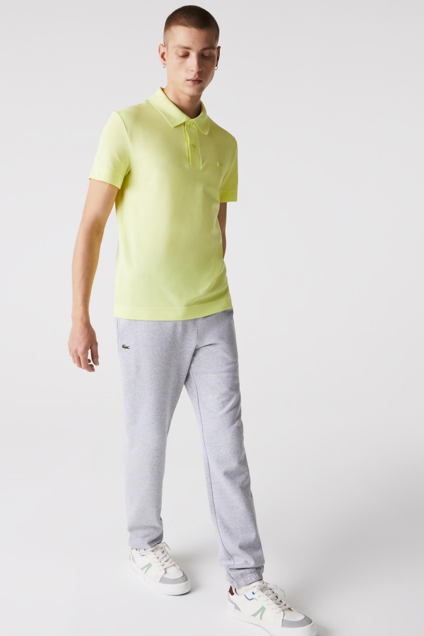 Мужские серые спортивные штаны Серый L Lacoste XH7611CCA Мужские серые спортивные штаны Серый L Lacoste XH7611CCA