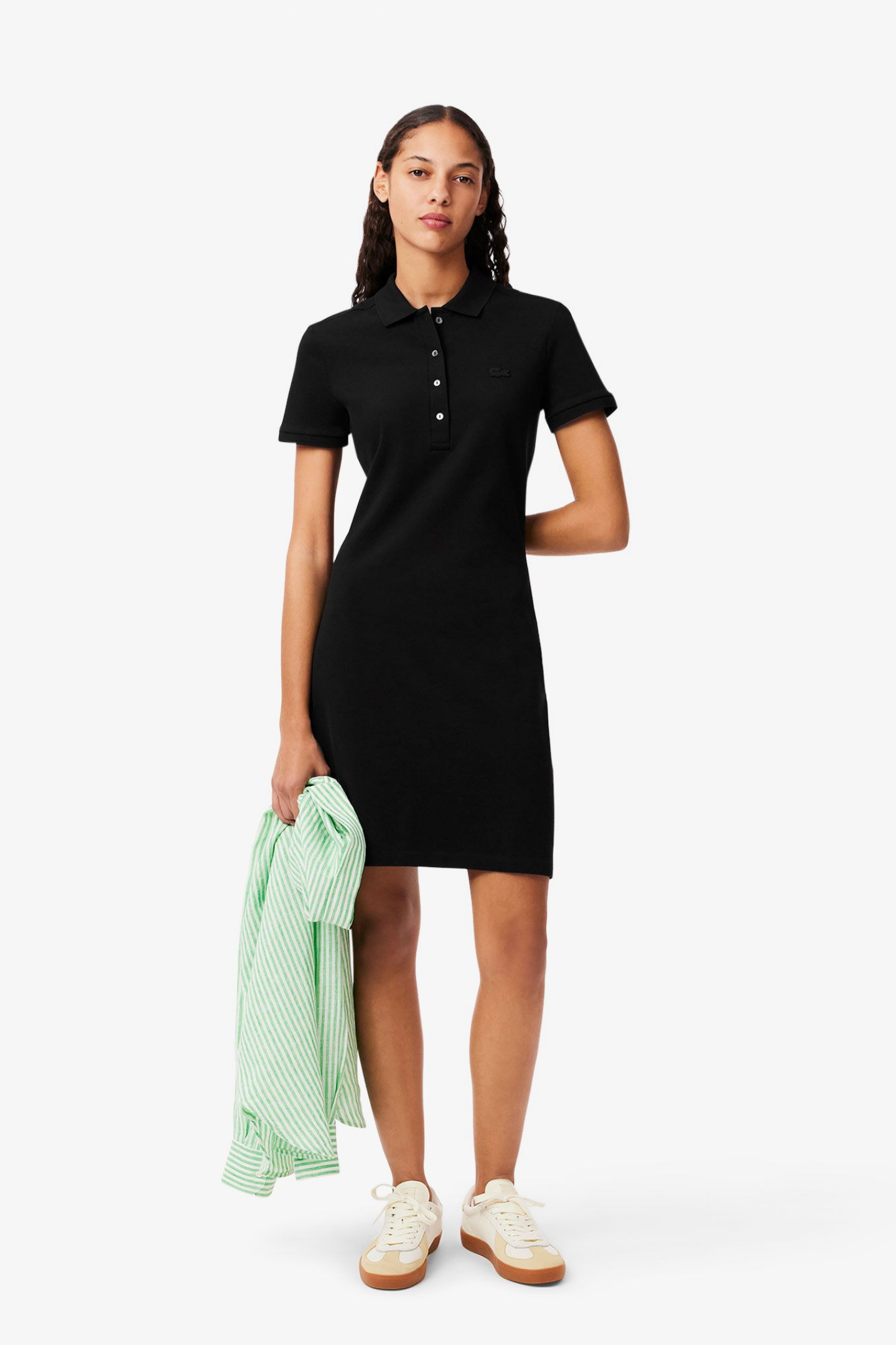 Женское черное платье Черный 40 Lacoste EF5473031 Женское черное платье Черный 40 Lacoste EF5473031
