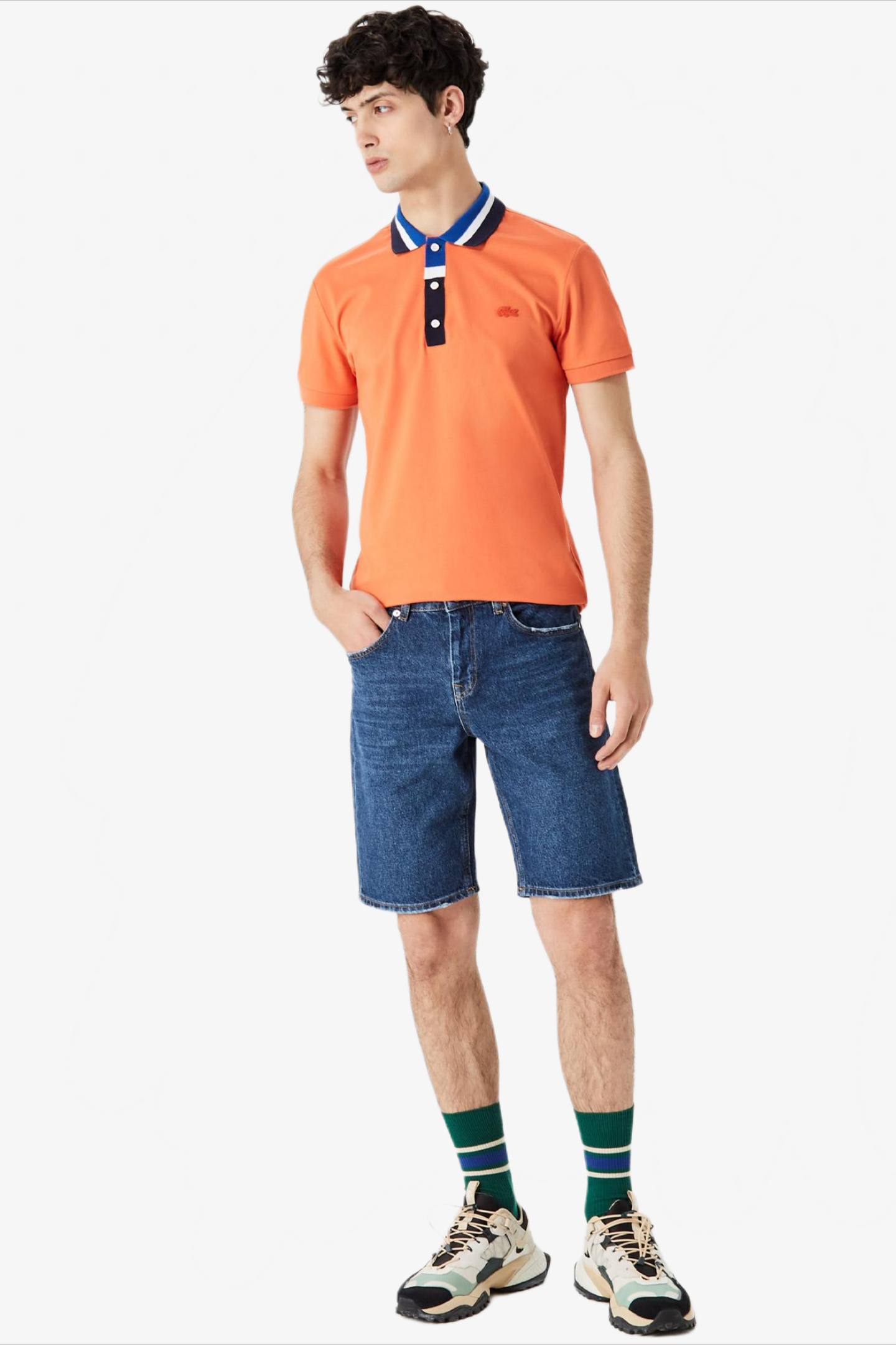 Мужские голубые шорты Голубой 32 Lacoste FH7541MK9 Мужские голубые шорты Голубой 32 Lacoste FH7541MK9