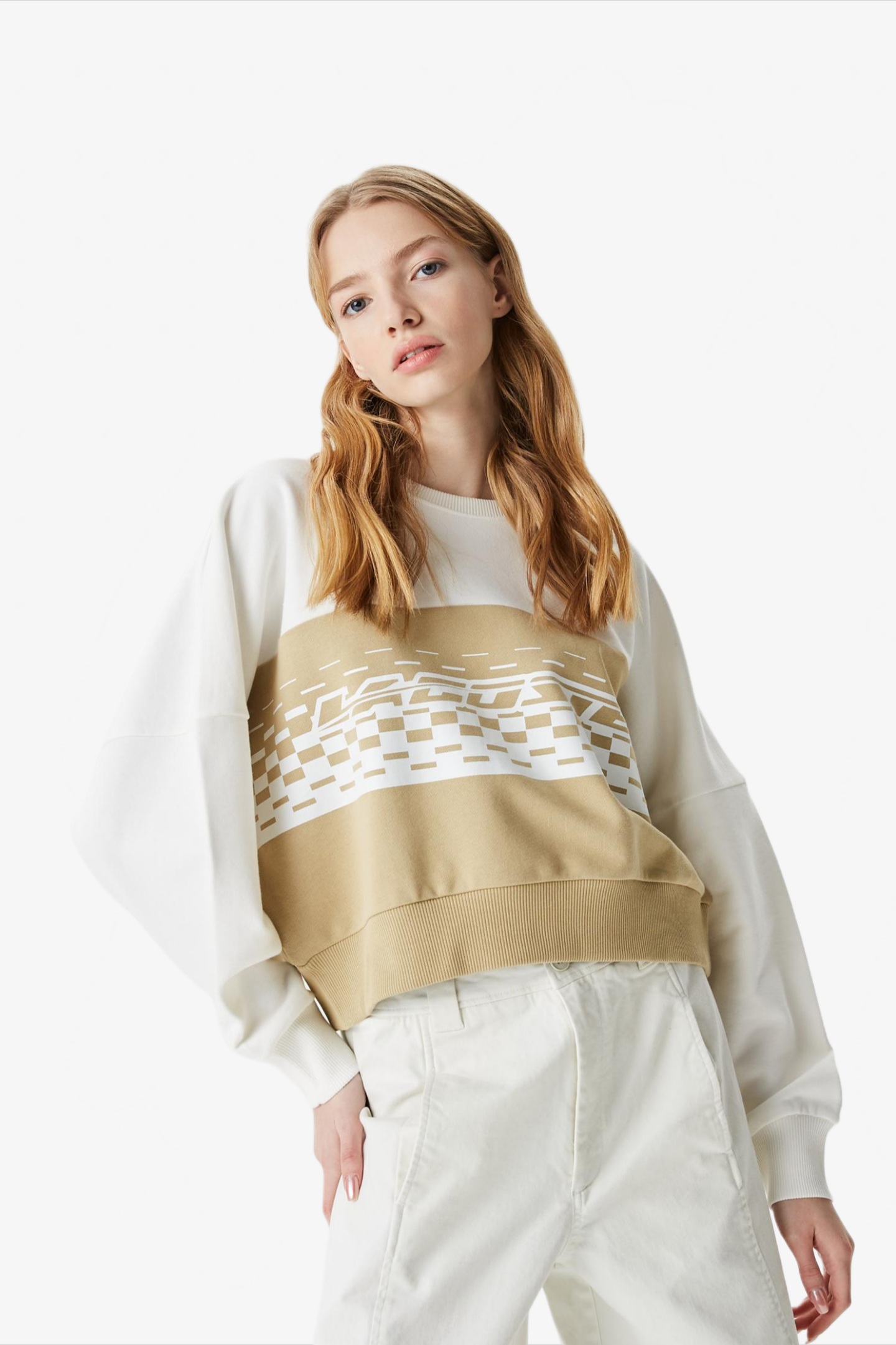 Женская белая толстовка. Белый 34 Lacoste SF031616B Женская белая толстовка. Белый 34 Lacoste SF031616B