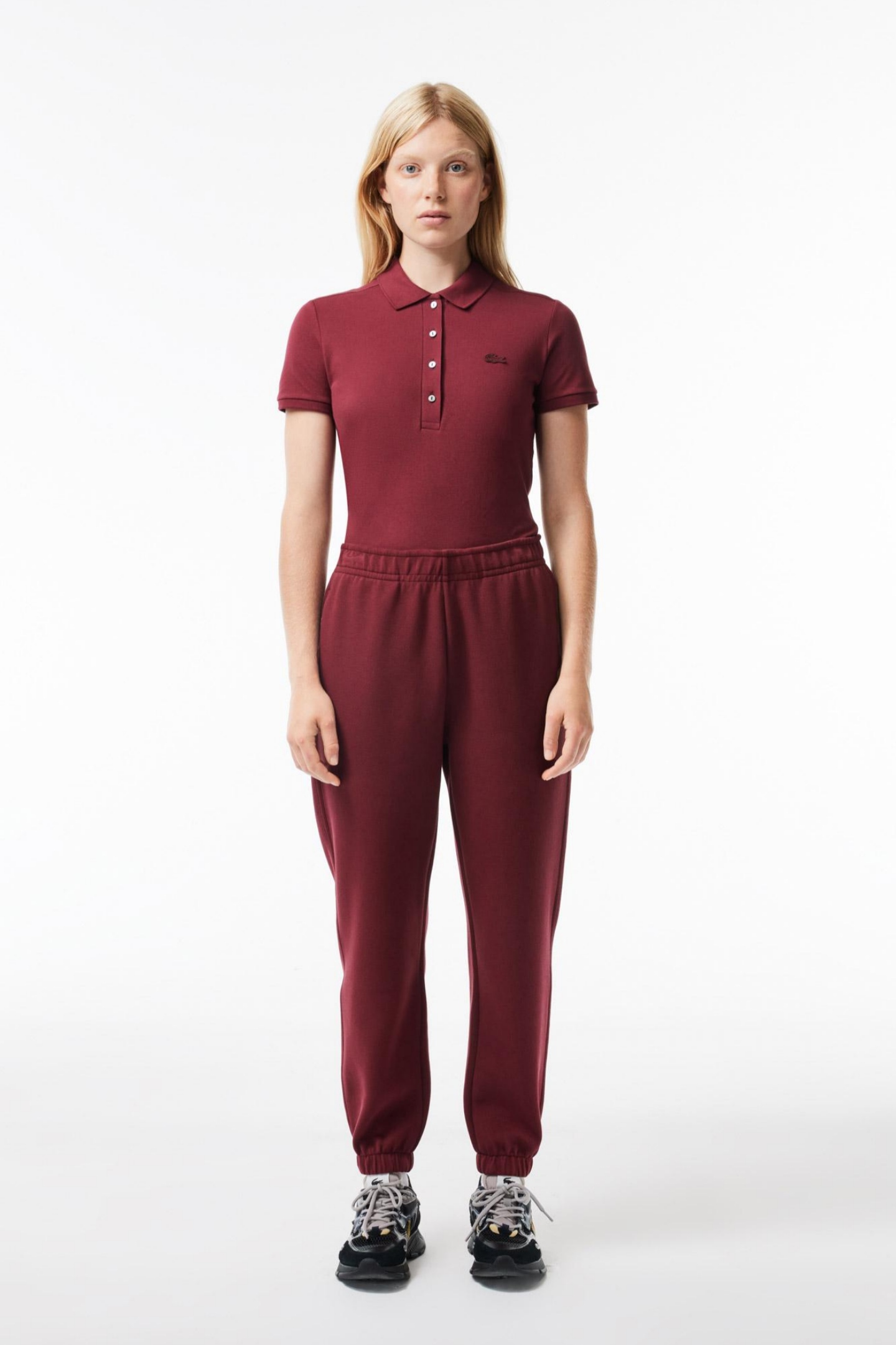 Женские бордовые спортивные штаны Бордовый 38 Lacoste XF7077YUP Женские бордовые спортивные штаны Бордовый 38 Lacoste XF7077YUP