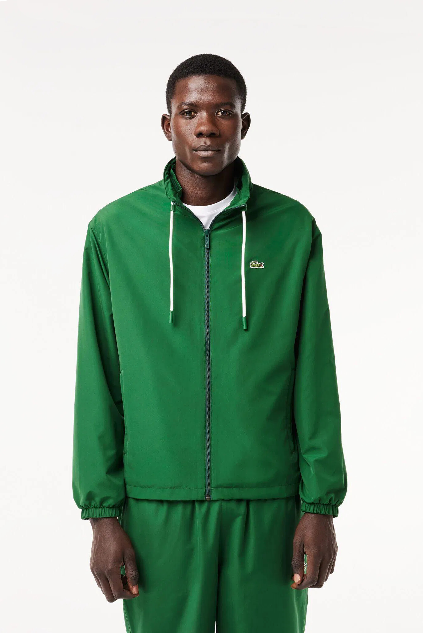 Мужская зеленая водонепроницаемая куртка Зеленый 48 Lacoste BH1679132 Мужская зеленая водонепроницаемая куртка Зеленый 48 Lacoste BH1679132