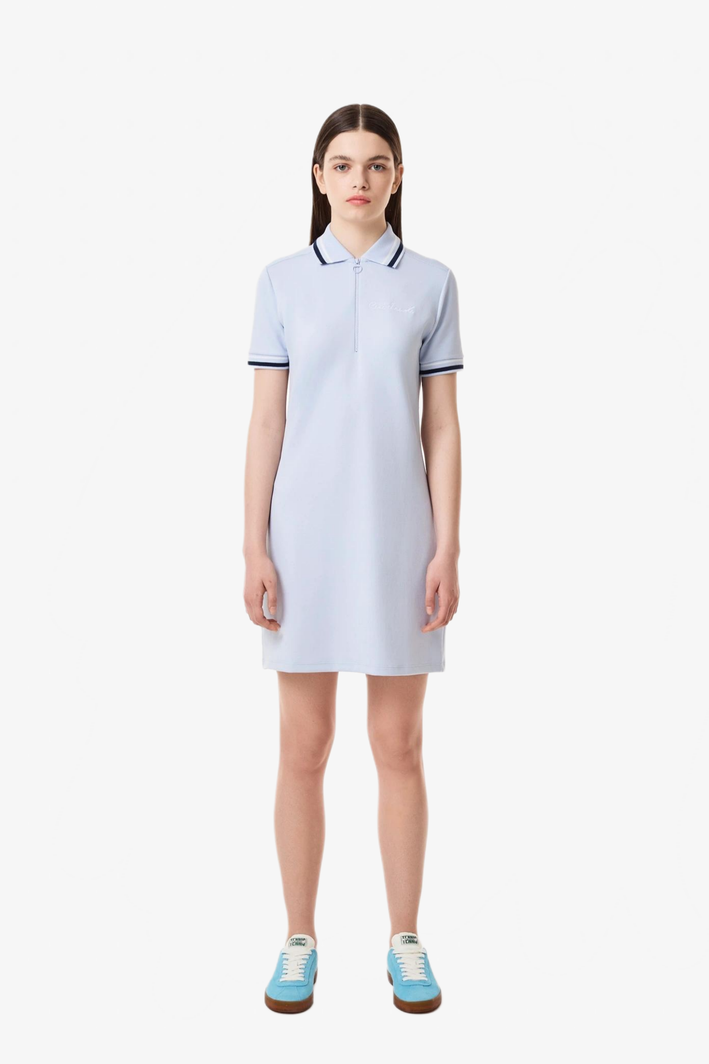 Женское голубое платье Голубой 42 Lacoste EF0403J2G Женское голубое платье Голубой 42 Lacoste EF0403J2G