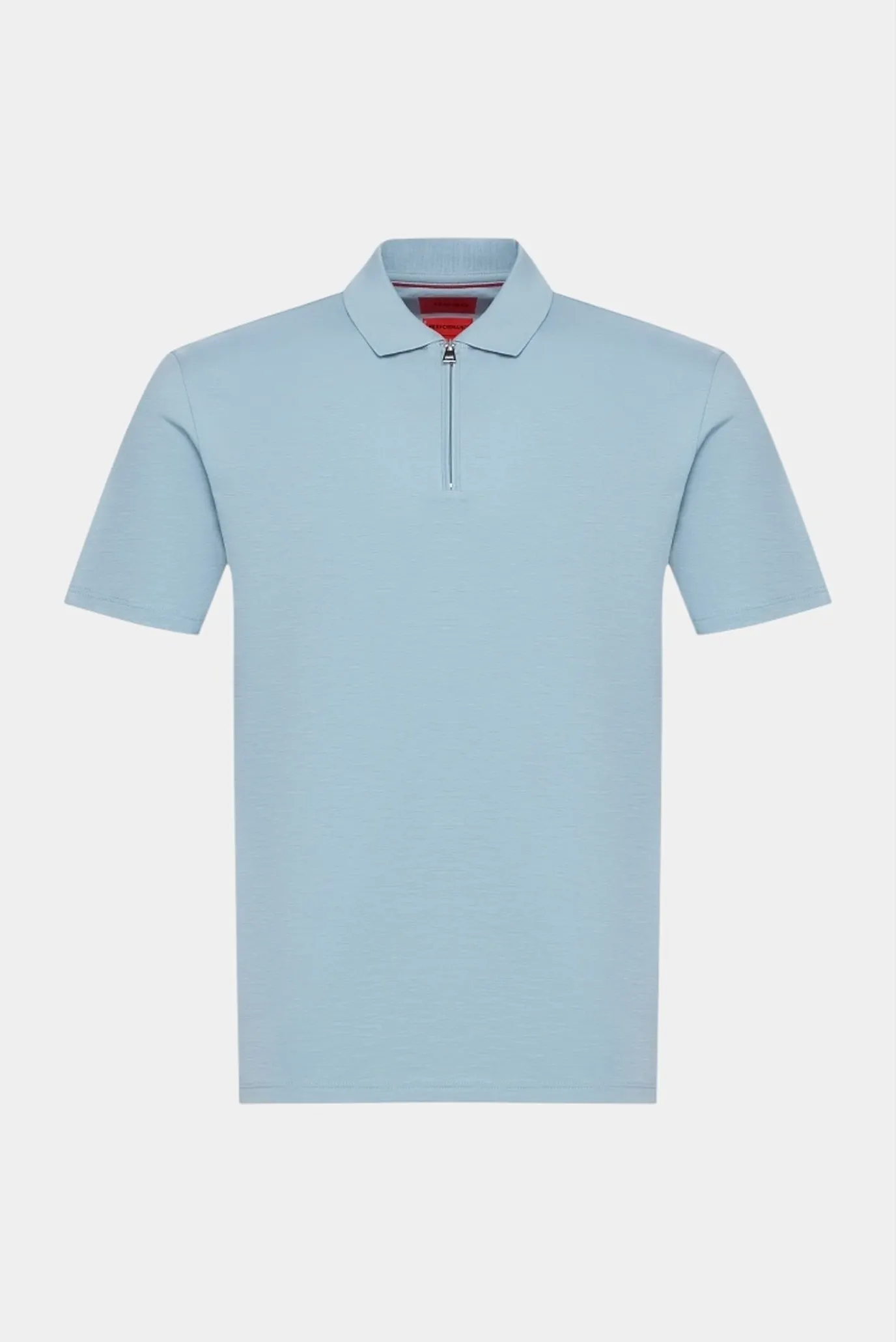 Мужское голубое поло 1