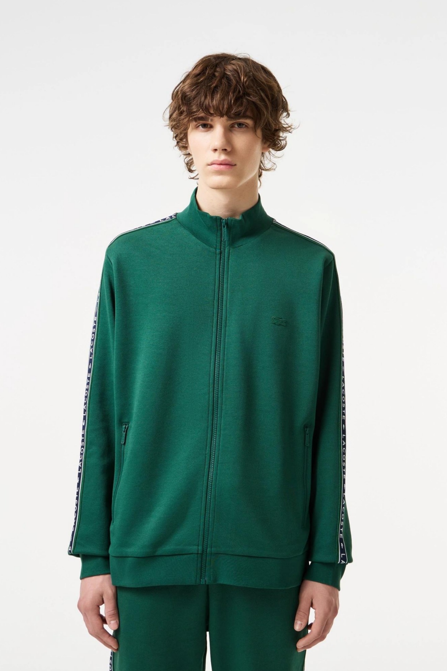 Мужская зеленая толстовка Зеленый M-L Lacoste SH0312132 Мужская зеленая толстовка Зеленый M-L Lacoste SH0312132