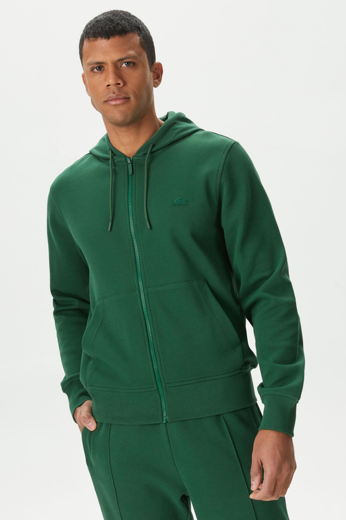 Мужская зеленая толстовка Зеленый M-L Lacoste SH030707Y Мужская зеленая толстовка Зеленый M-L Lacoste SH030707Y