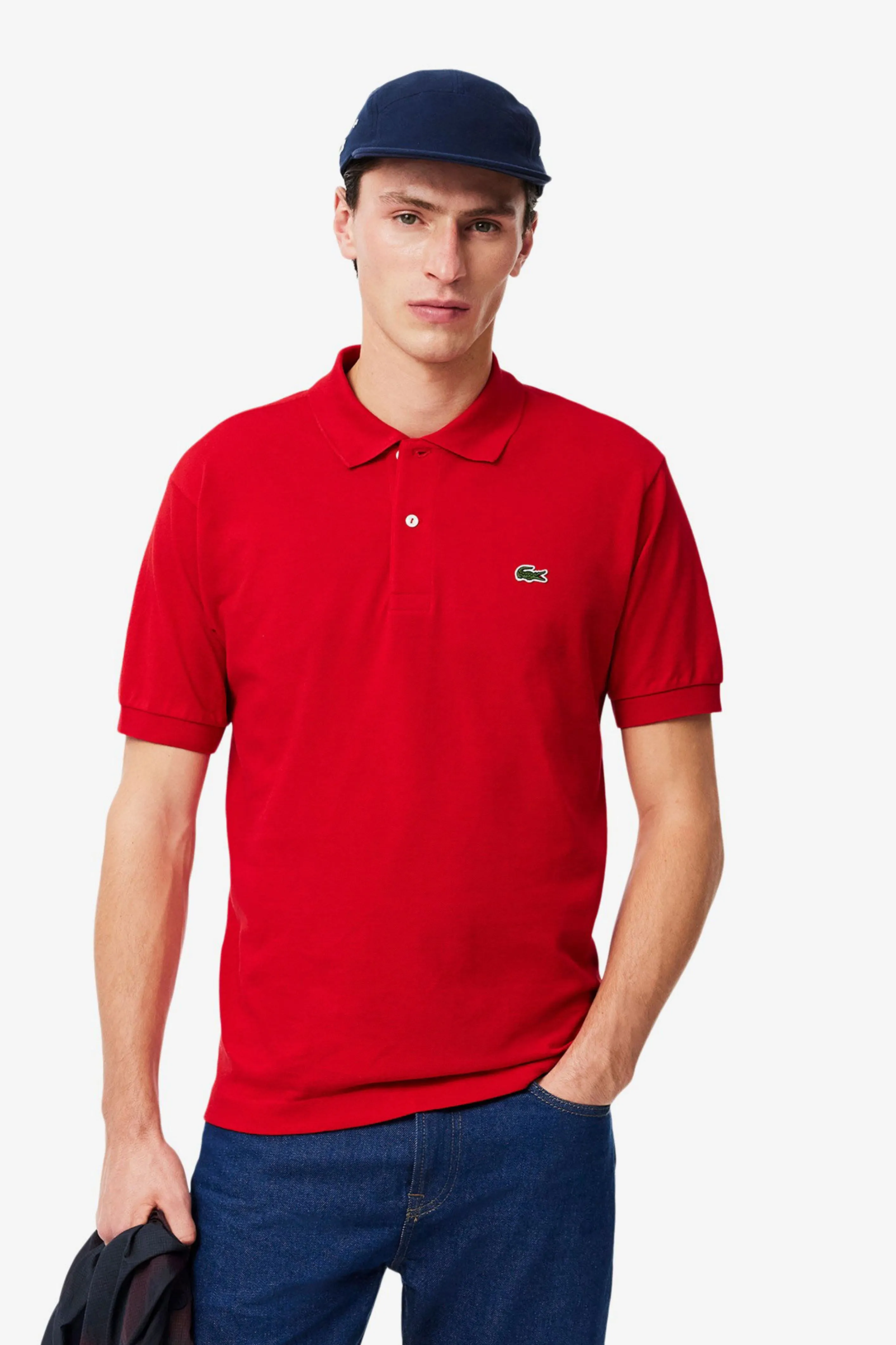 Мужское красное поло 1