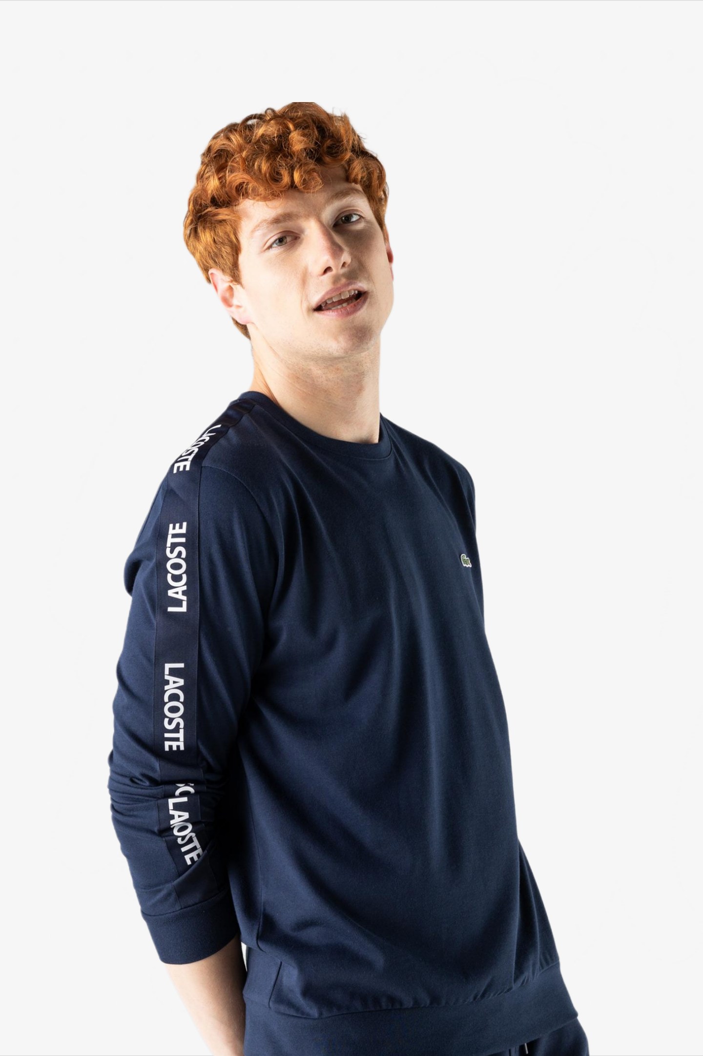 Мужская синяя футболка Синий XS Lacoste TH215151L