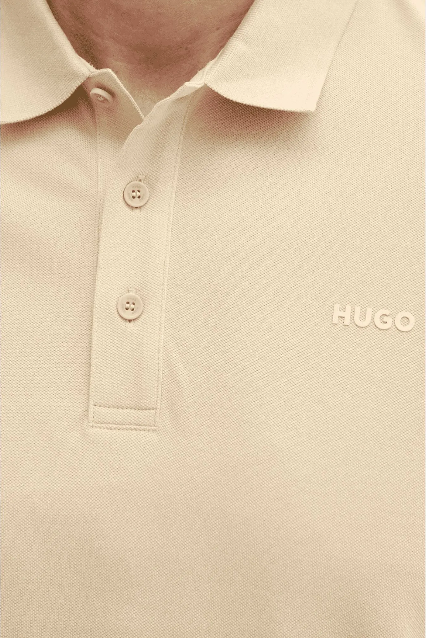 Мужское бежевое поло 4