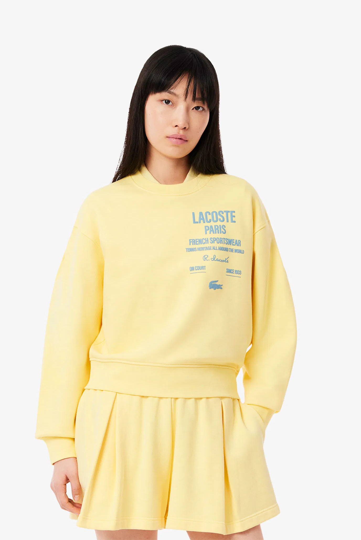 Женский желтый свитшот Желтый 36 Lacoste SF9620107 Женский желтый свитшот Желтый 36 Lacoste SF9620107