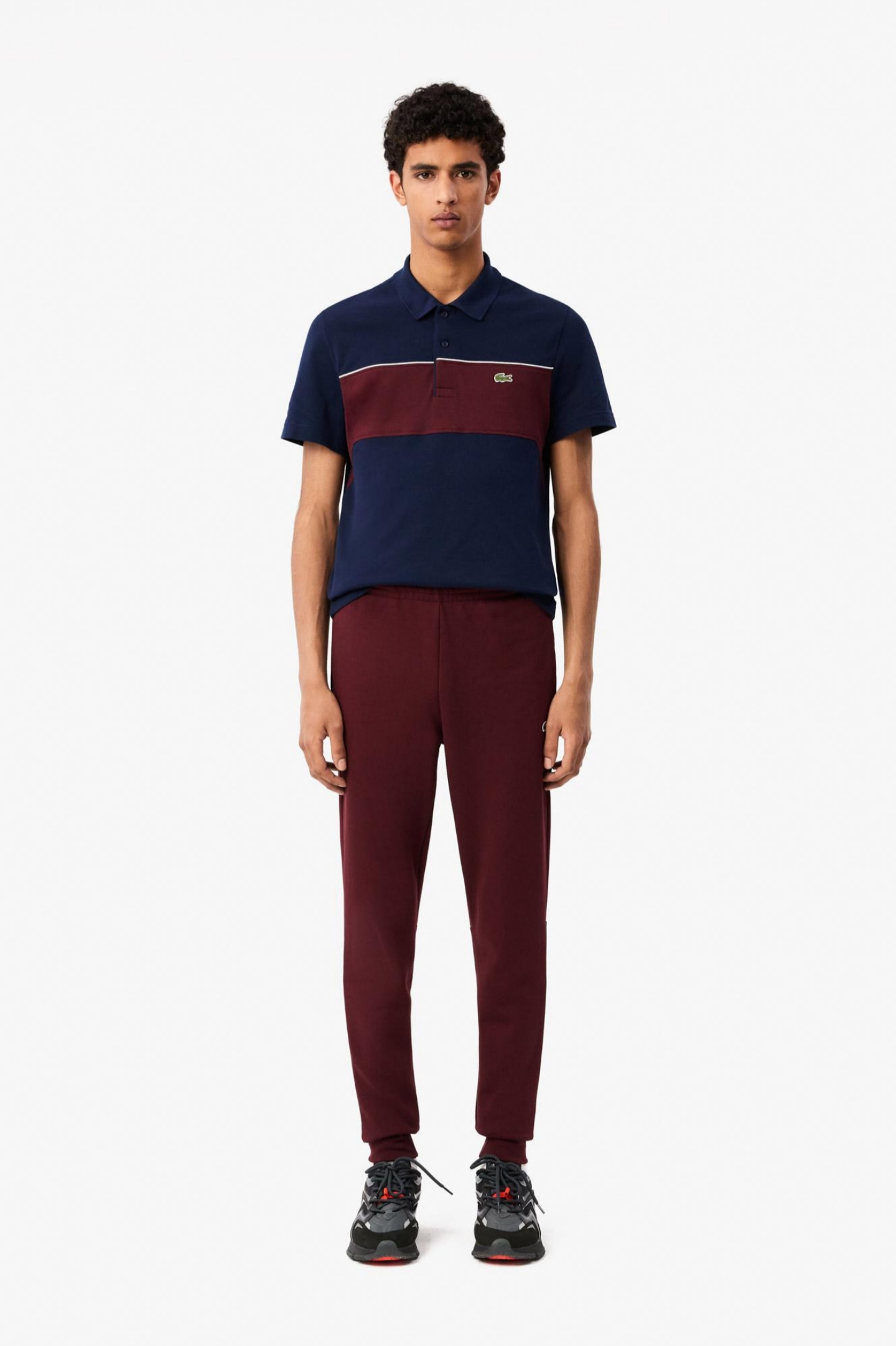 Мужские бордовые спортивные штаны Бордовый L-XL Lacoste XH9624BZD Мужские бордовые спортивные штаны Бордовый L-XL Lacoste XH9624BZD