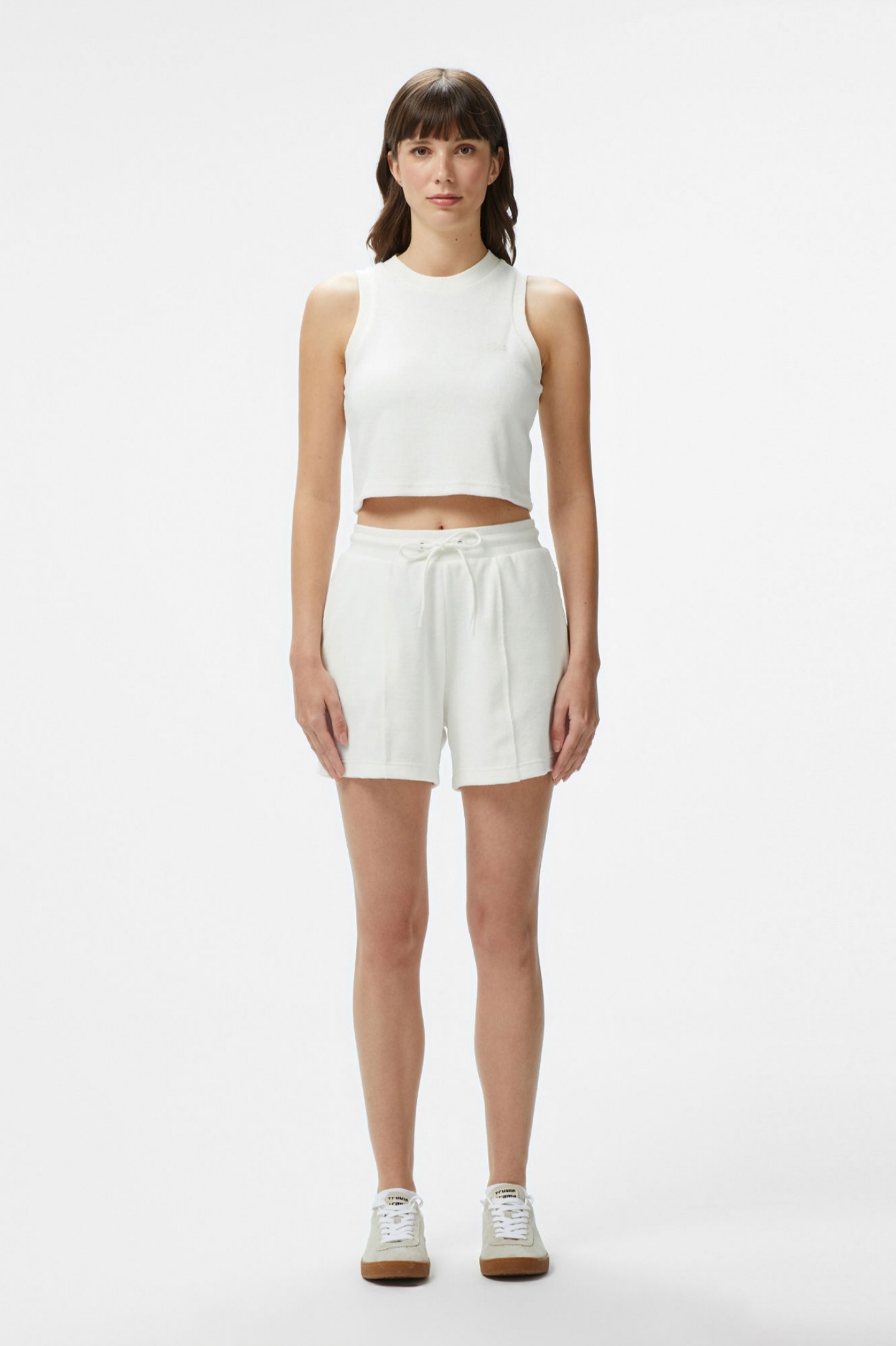 Женские белые шорты Белый 36 Lacoste GF050570V Женские белые шорты Белый 36 Lacoste GF050570V