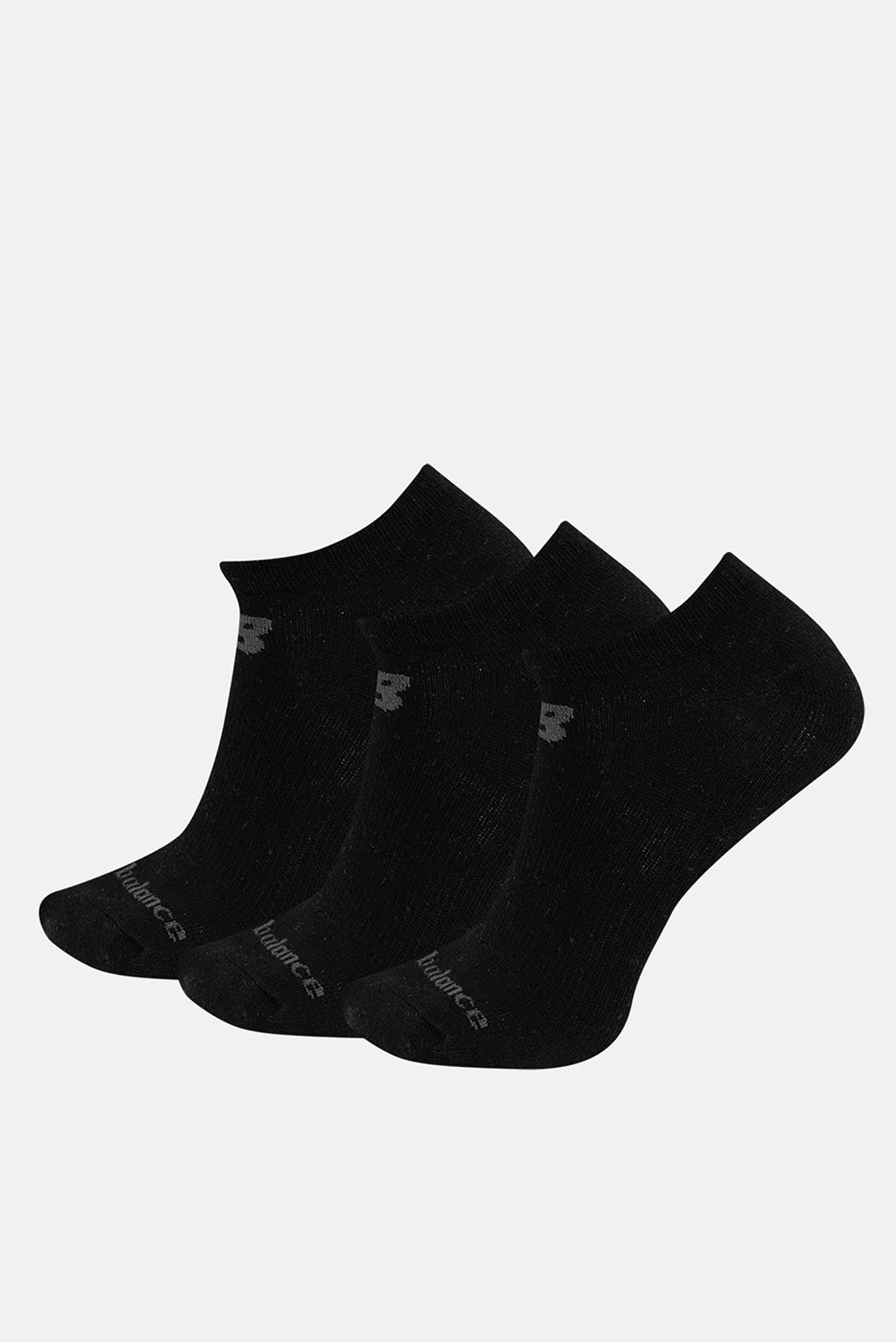 Черные носки Prf Cotton Flat Knit No Show (3 пары) Черный 39-42 New Balance LAS95123BK Черные носки Prf Cotton Flat Knit No Show (3 пары) Черный 39-42 New Balance LAS95123BK