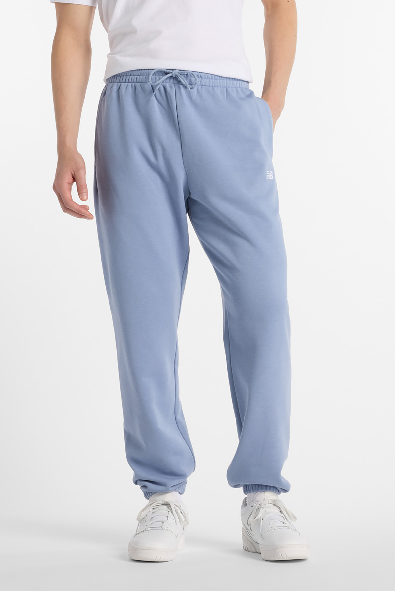 Мужские голубые спортивные брюки Sport Essentials FT Jogger Синий XL New Balance MP41519DUS Мужские голубые спортивные брюки Sport Essentials FT Jogger Синий XL New Balance MP41519DUS