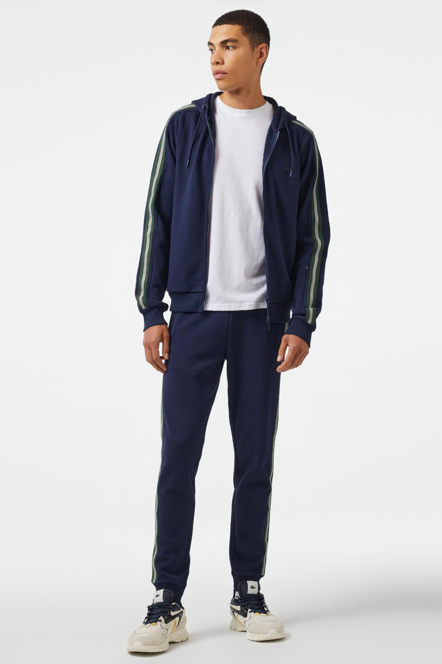 Мужские белые спортивные штаны Белый L-XL Lacoste XH2509166 Мужские белые спортивные штаны Белый L-XL Lacoste XH2509166